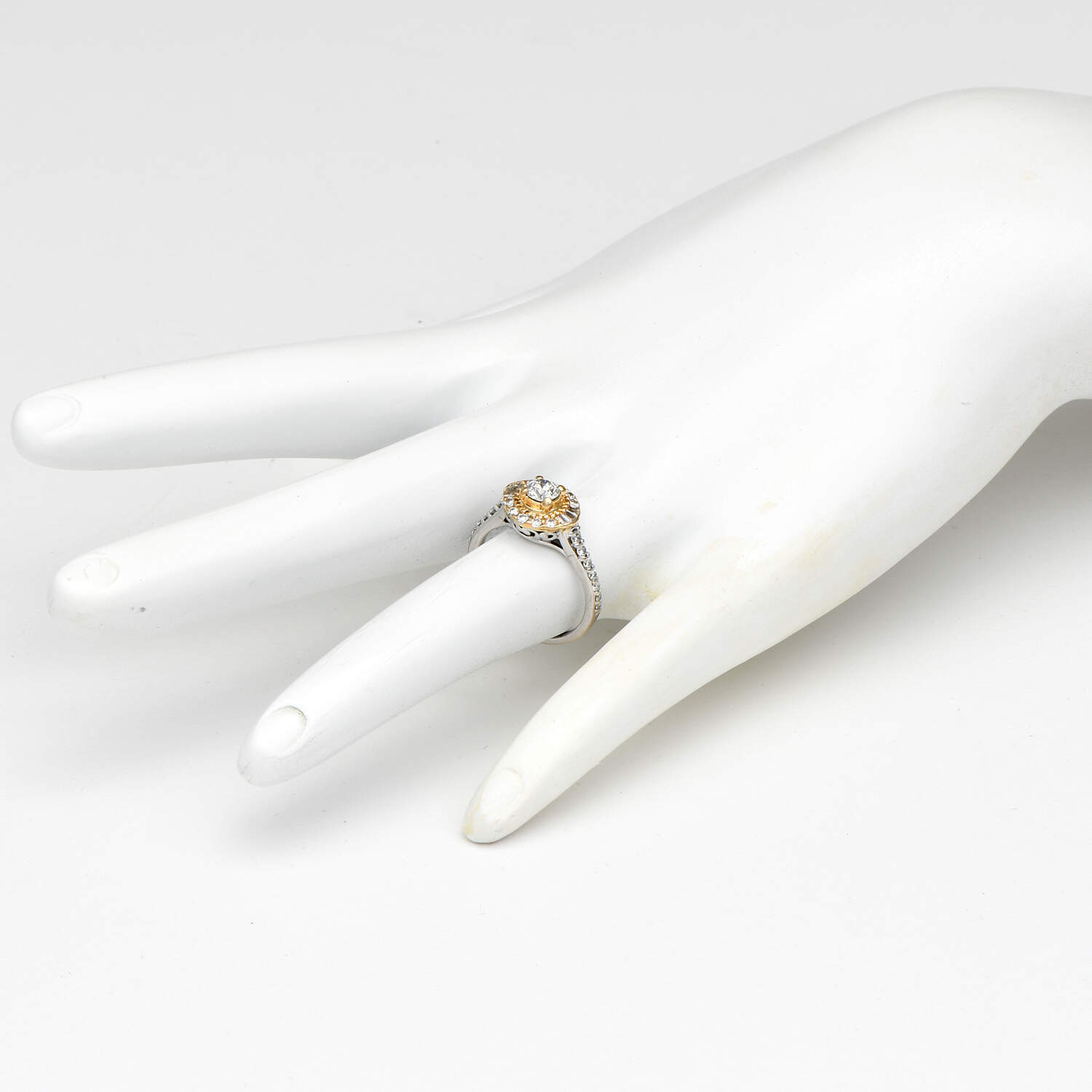 14KWY Diamond (0.66) Halo Ring-5