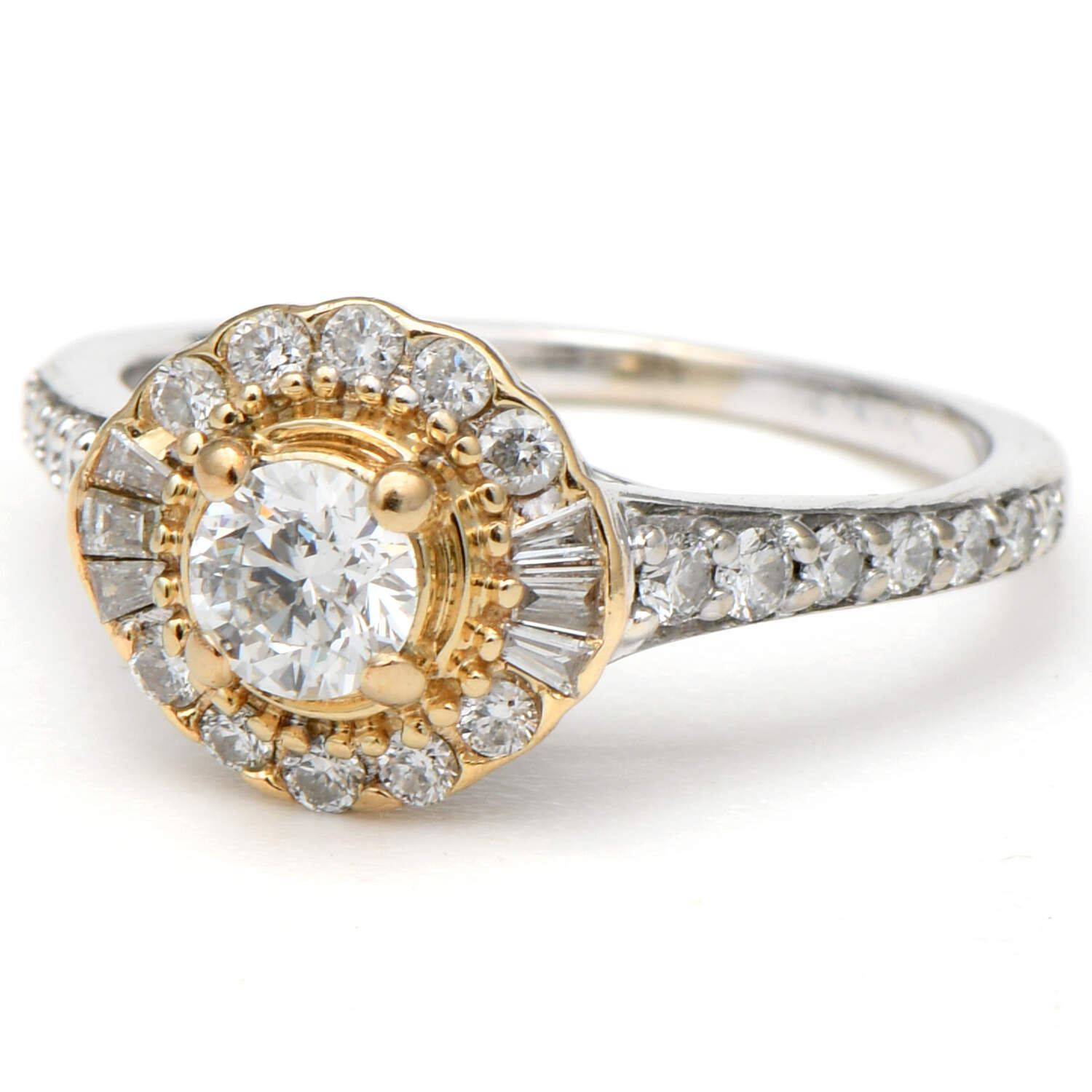 14KWY Diamond (0.66) Halo Ring-1