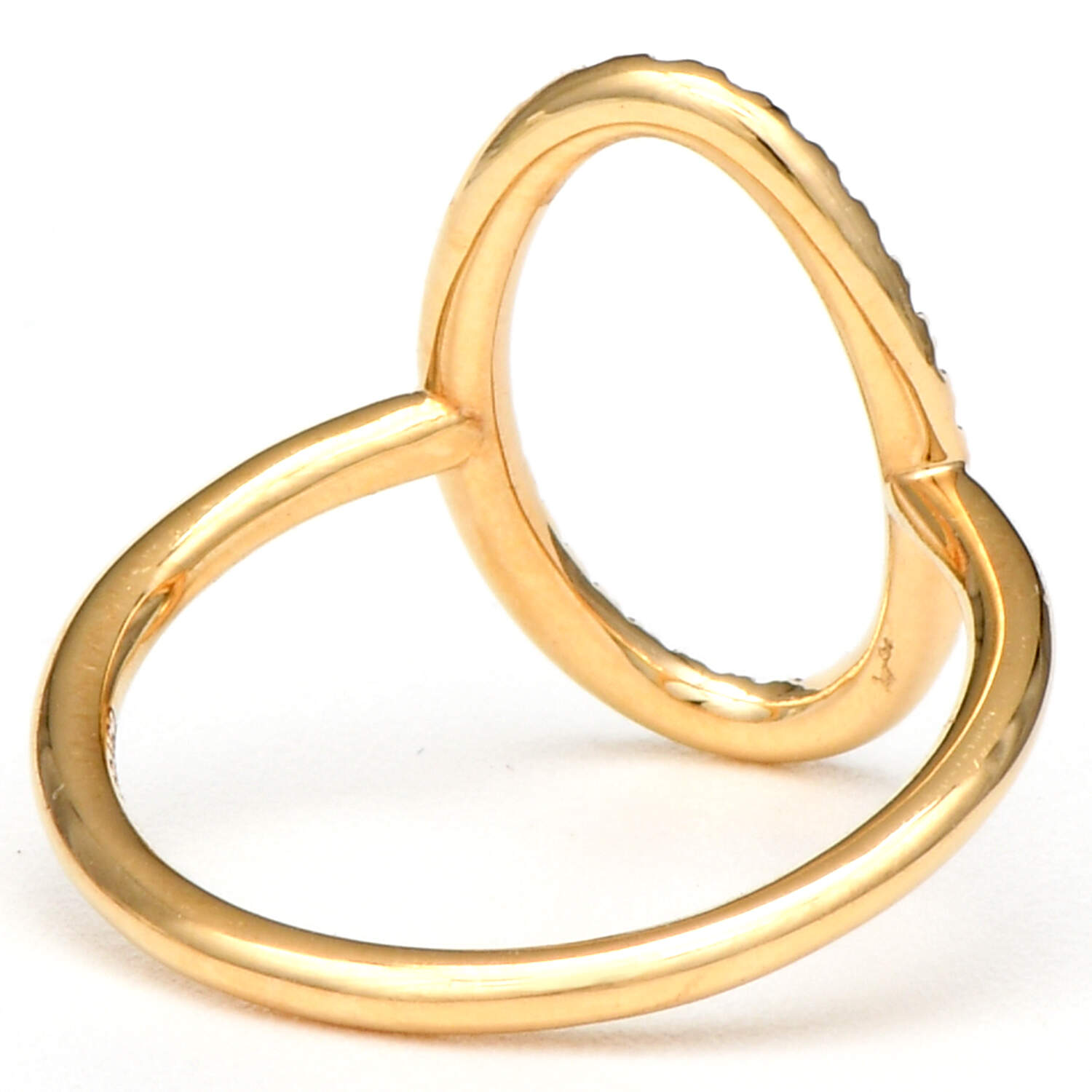 14KY Pave Diamond(0.25) "O" Ring-2