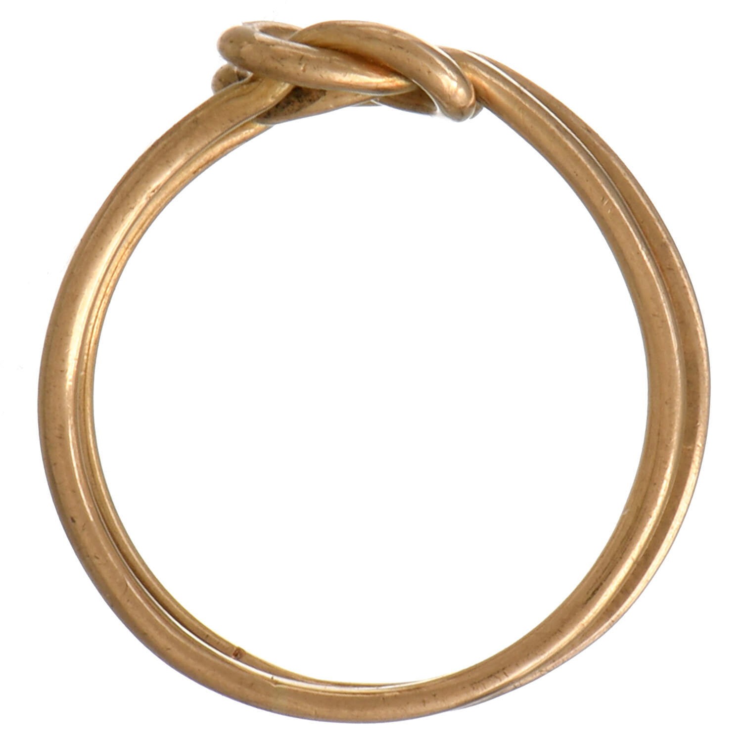 14KY Interlocking Love Knot Ring-4