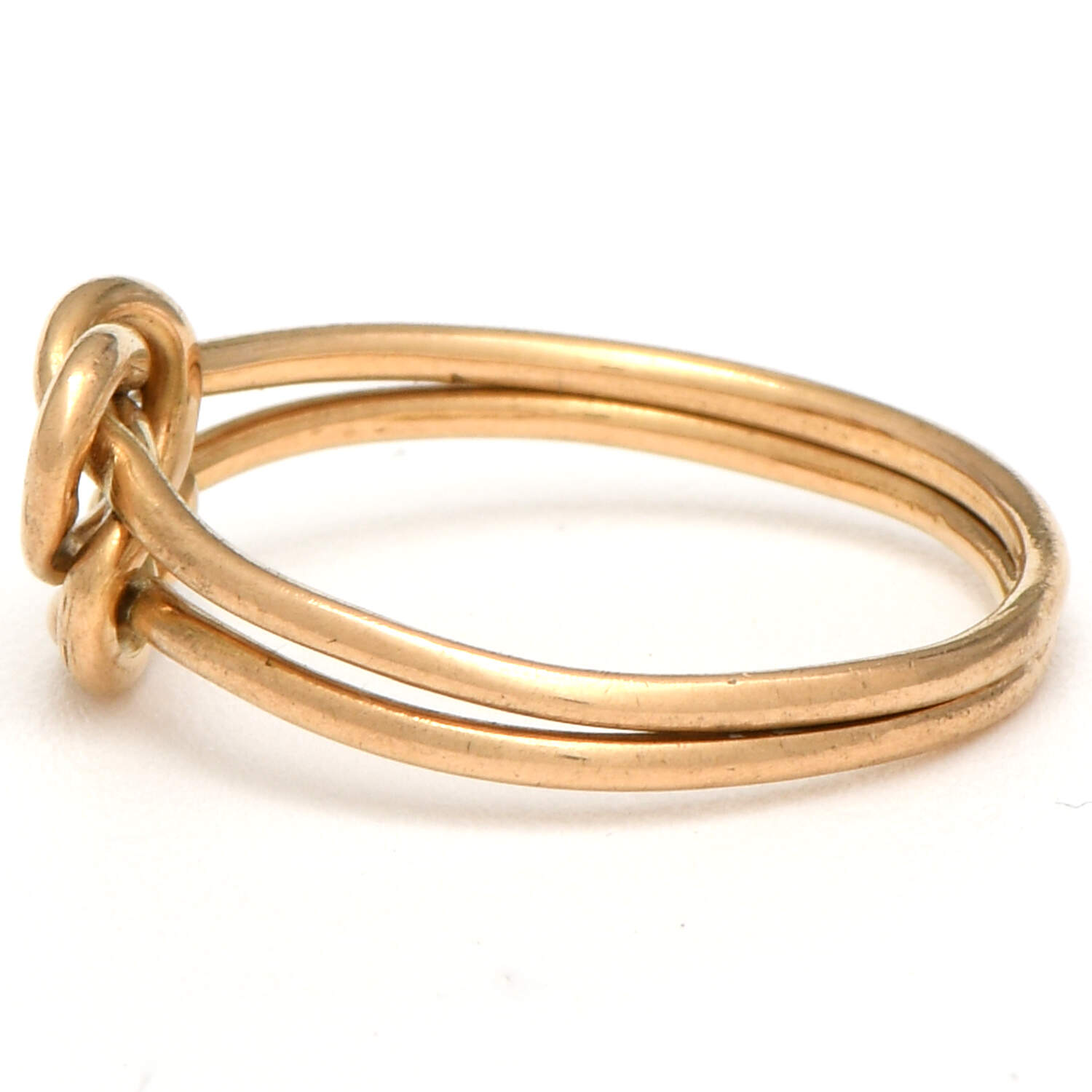 14KY Interlocking Love Knot Ring-3