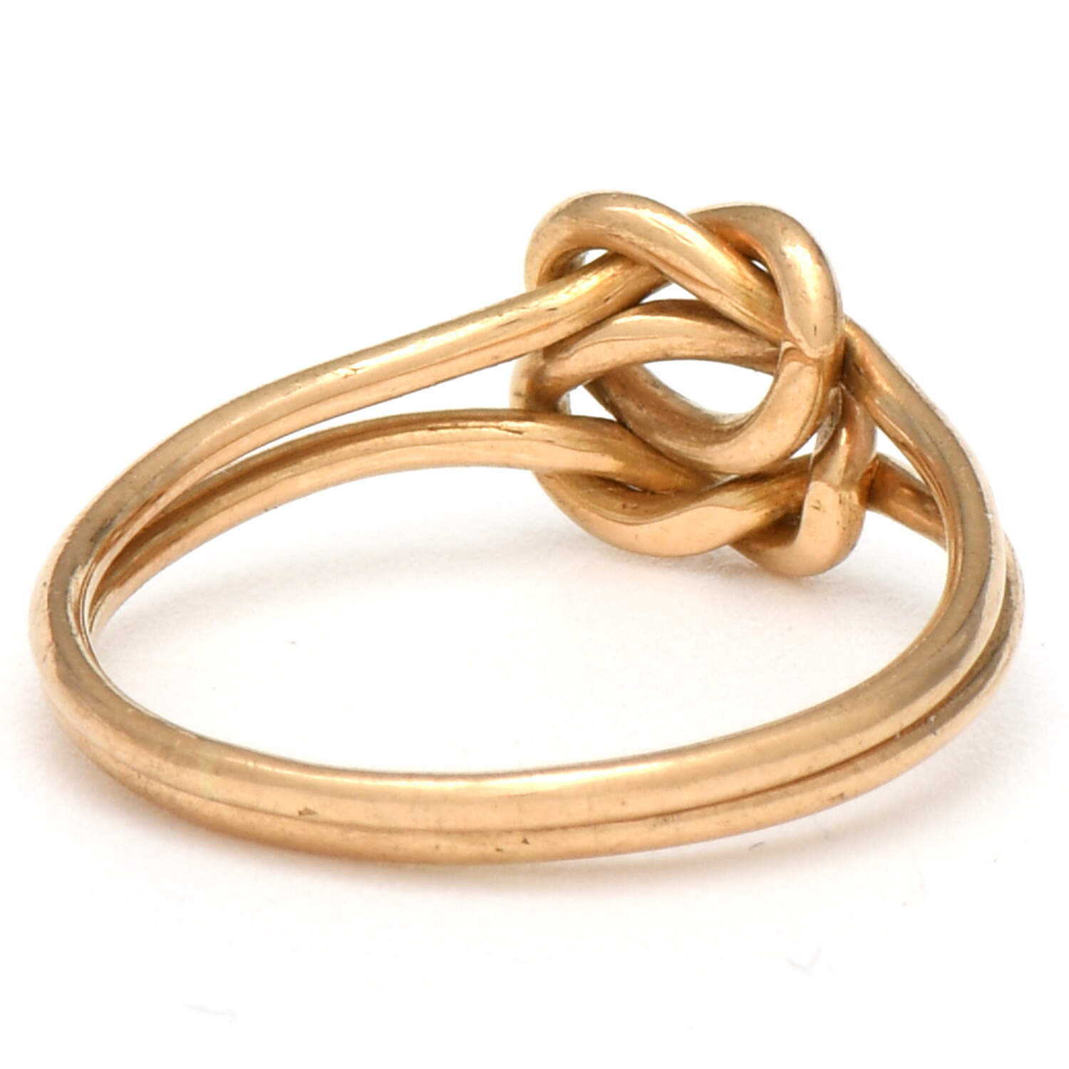 14KY Interlocking Love Knot Ring-2