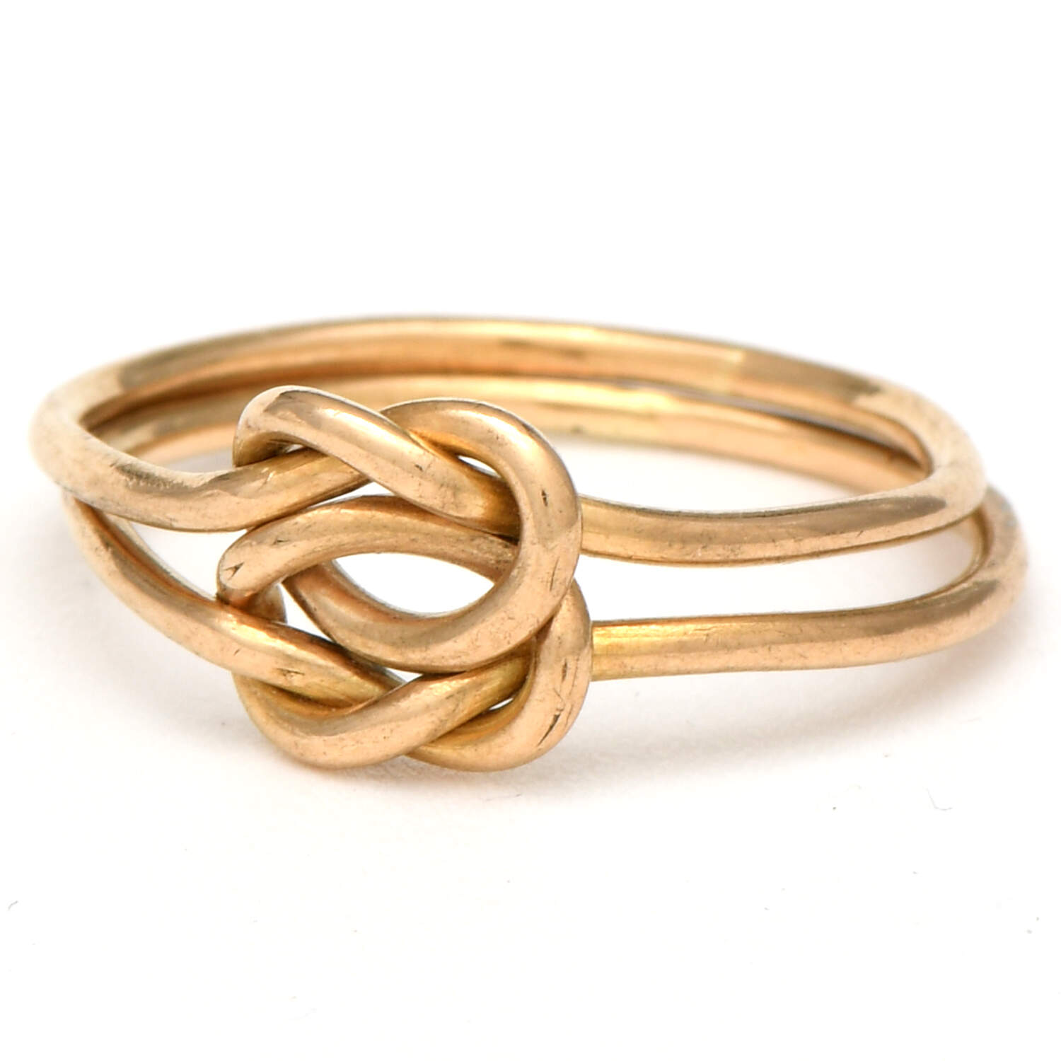 14KY Interlocking Love Knot Ring-1