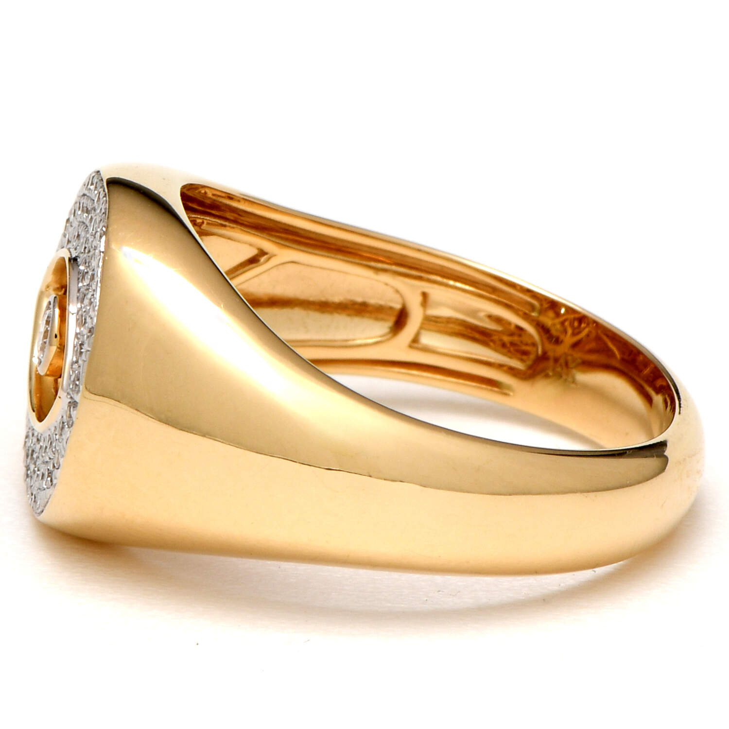 14KY Diamond(0.22) Evil-Eye Band Ring-3