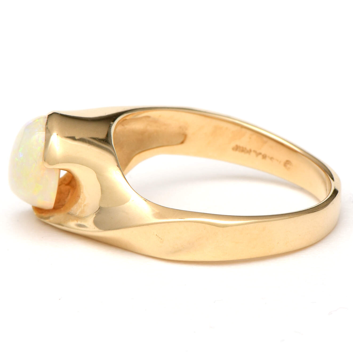 14KY White Opal(1.14) Ring-3