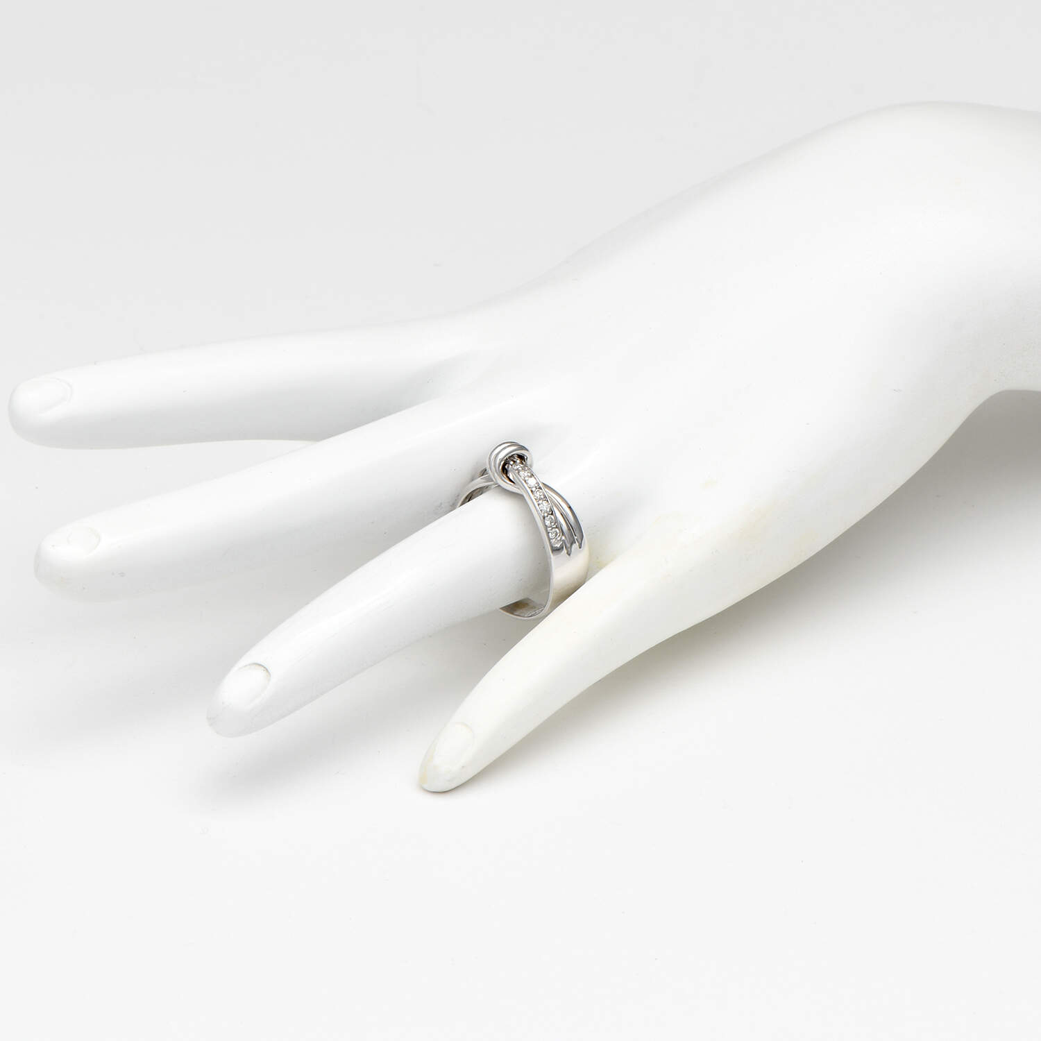 14KW Diamond(0.21) Crossover Ring-5