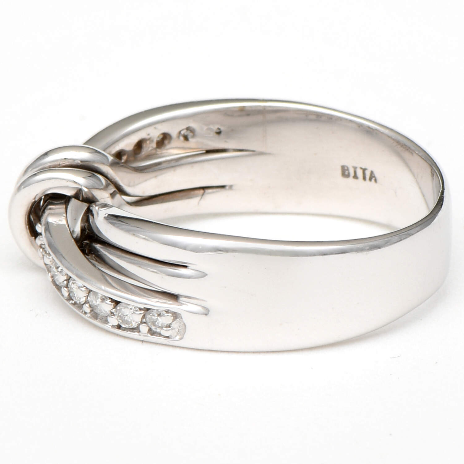 14KW Diamond(0.21) Crossover Ring-4