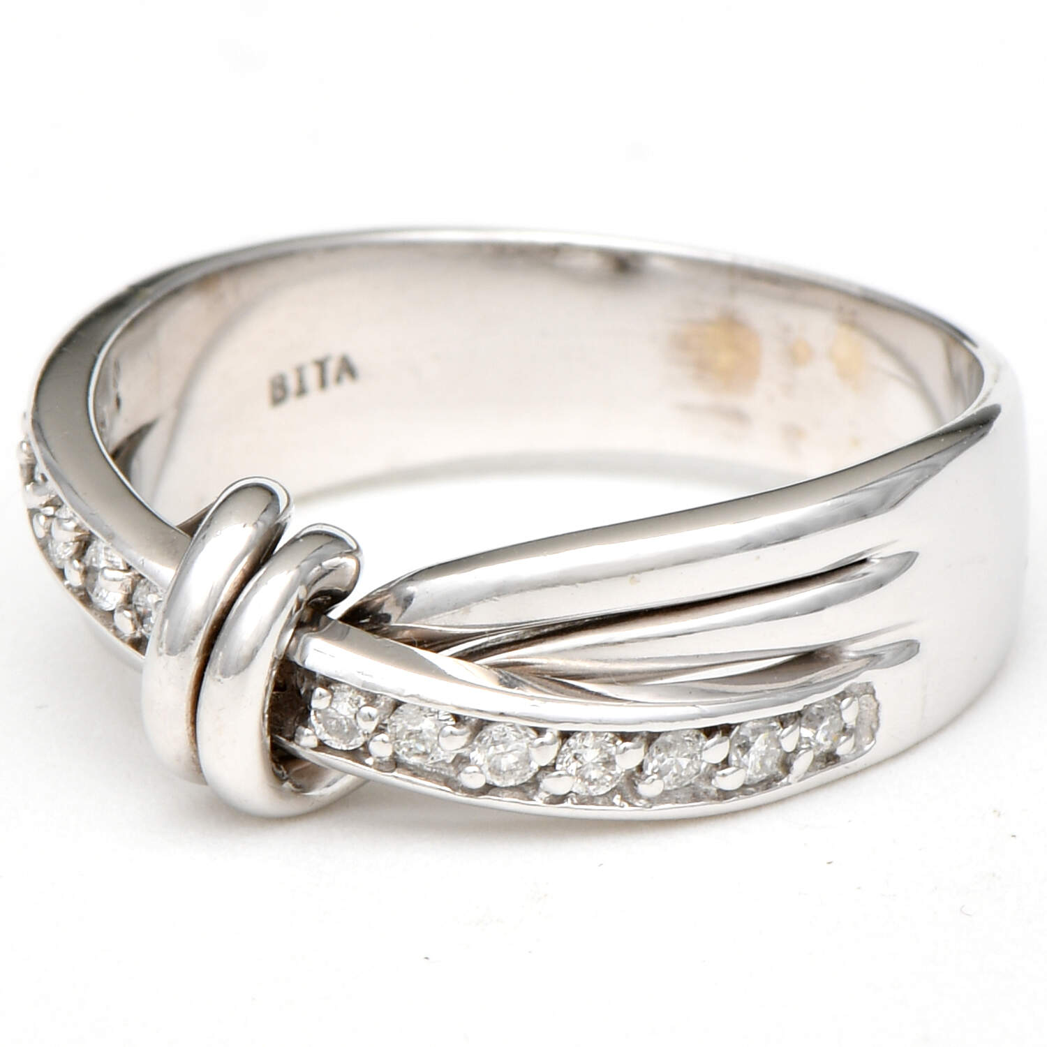 14KW Diamond(0.21) Crossover Ring-1
