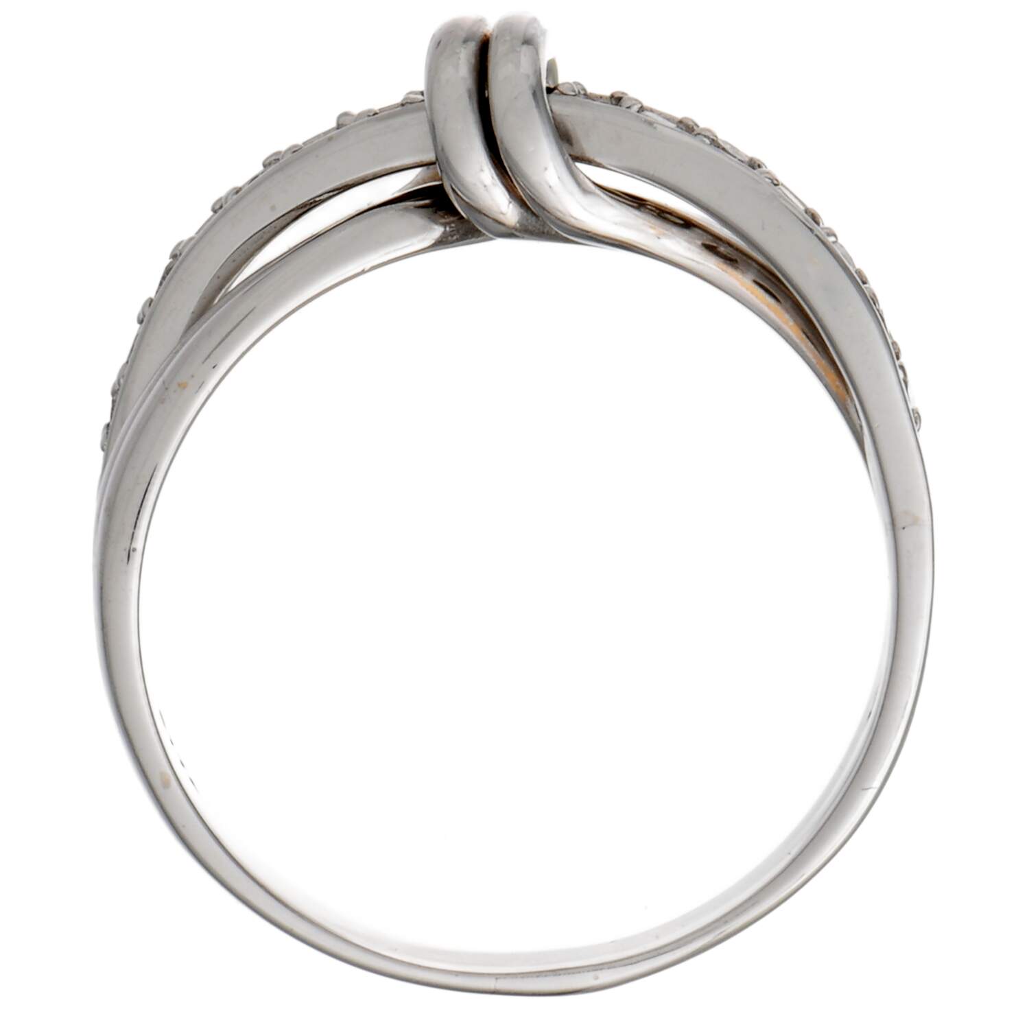 14KW Diamond(0.21) Crossover Ring-2