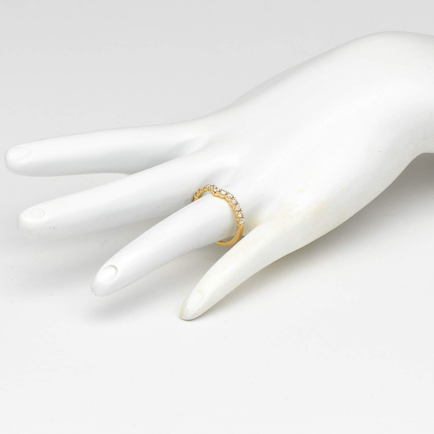 14KY Diamond(0.50) Curve Band Ring-5