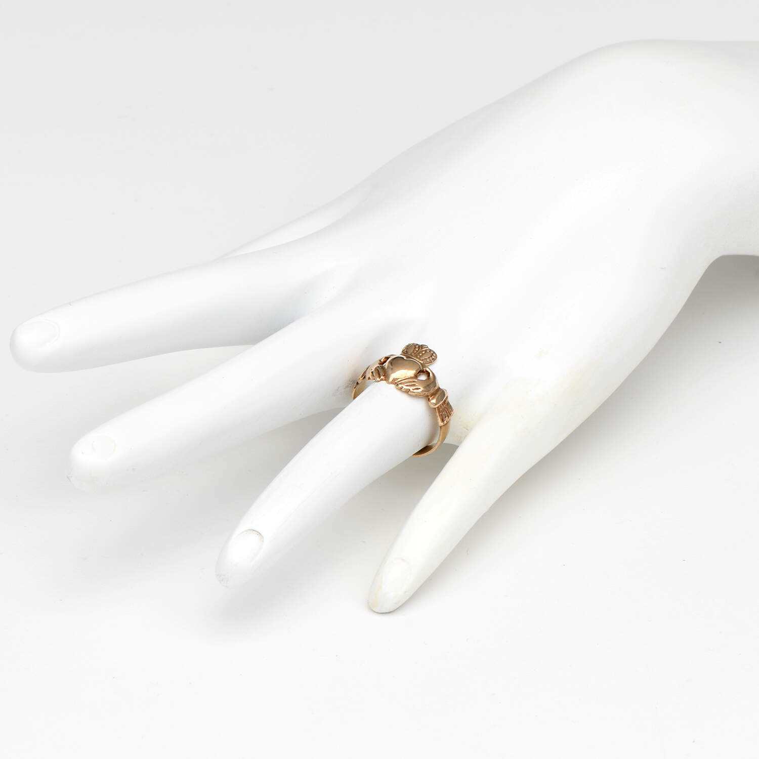 9KY Ireland Claddagh Band Ring-6