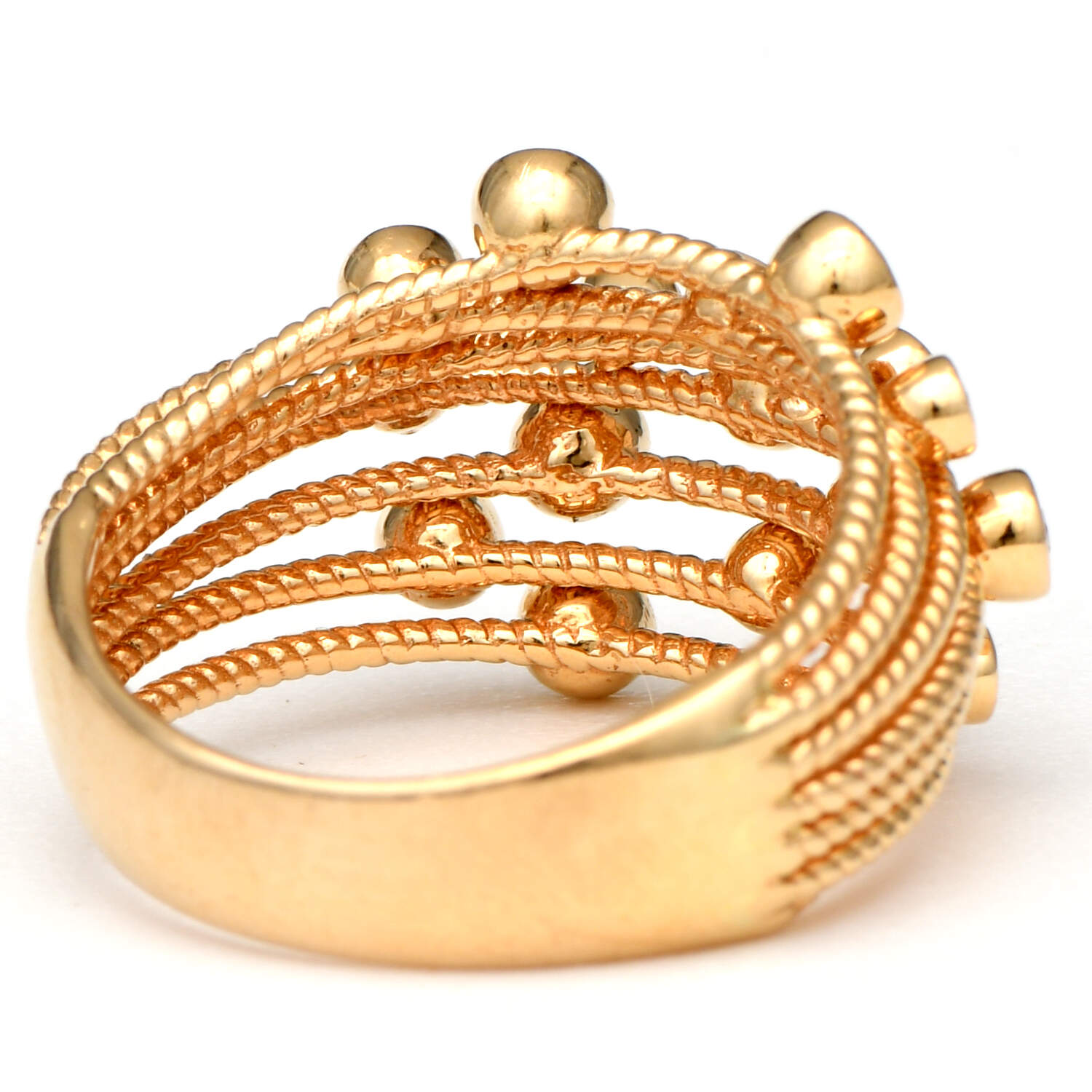 14KY Multi Diamond(0.60) Bezel Band Ring-3
