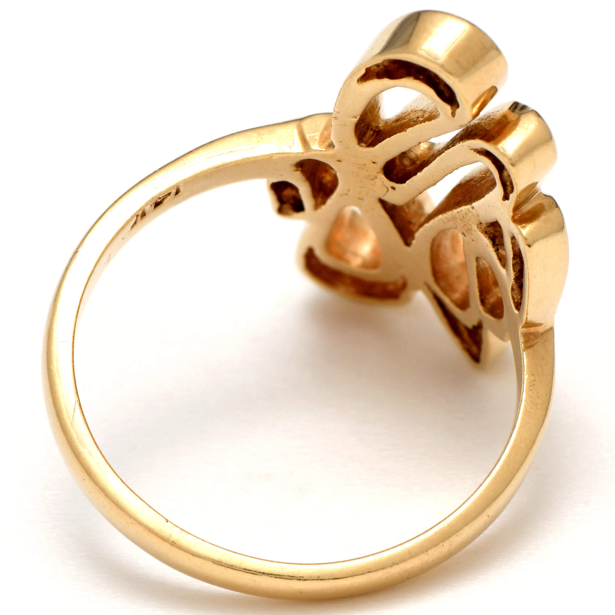 14KY Wave Band Ring-2