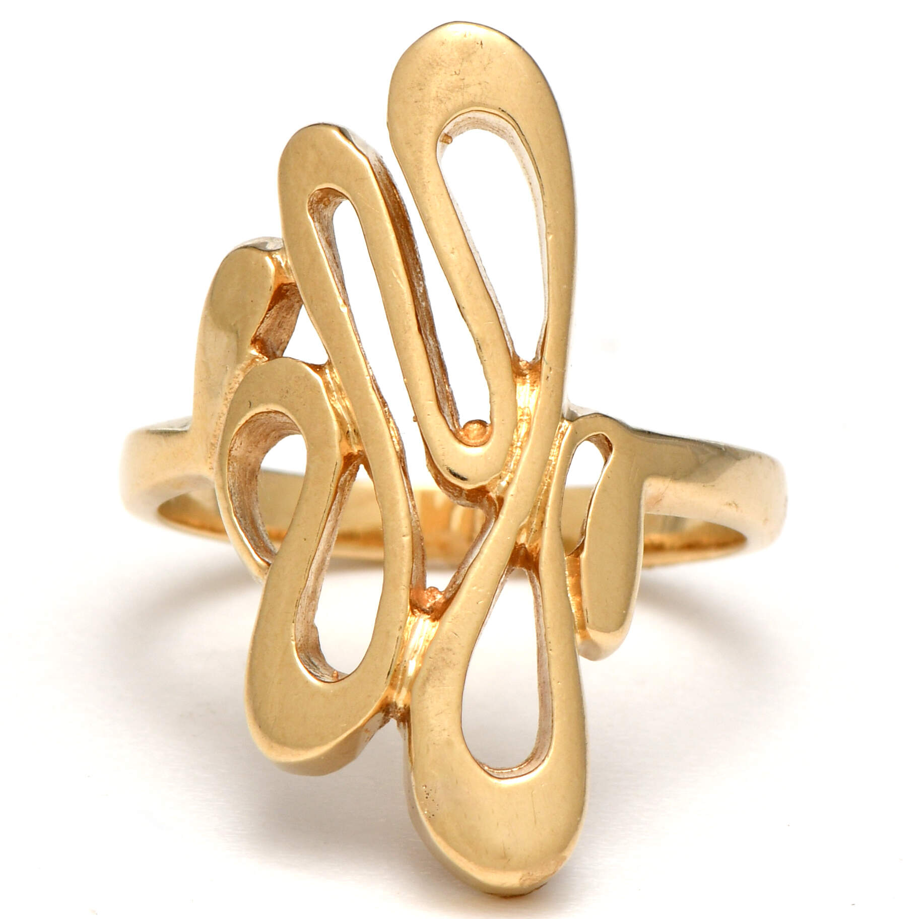 14KY Wave Band Ring-1