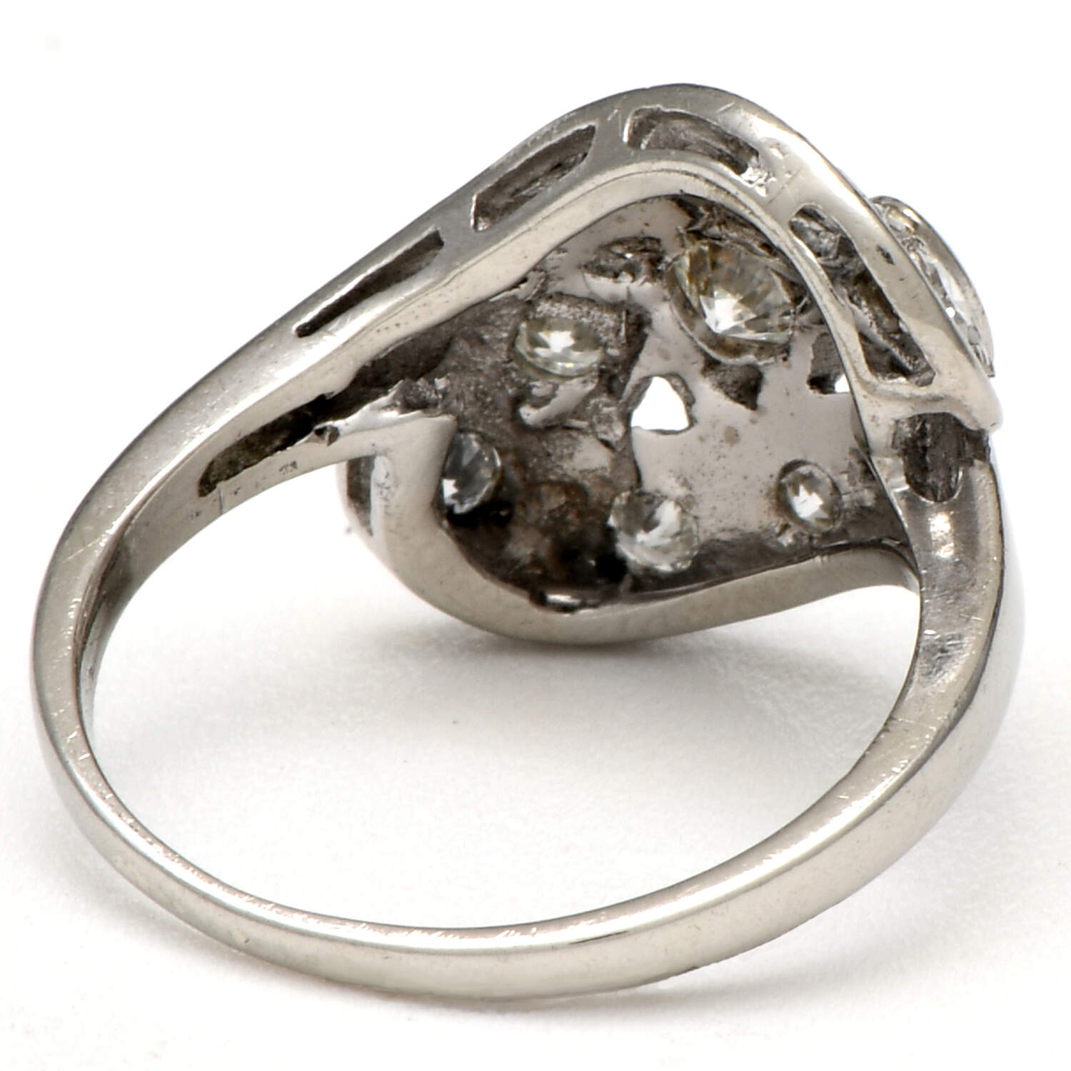14KW Art Deco Diamond(0.51) Ring-2