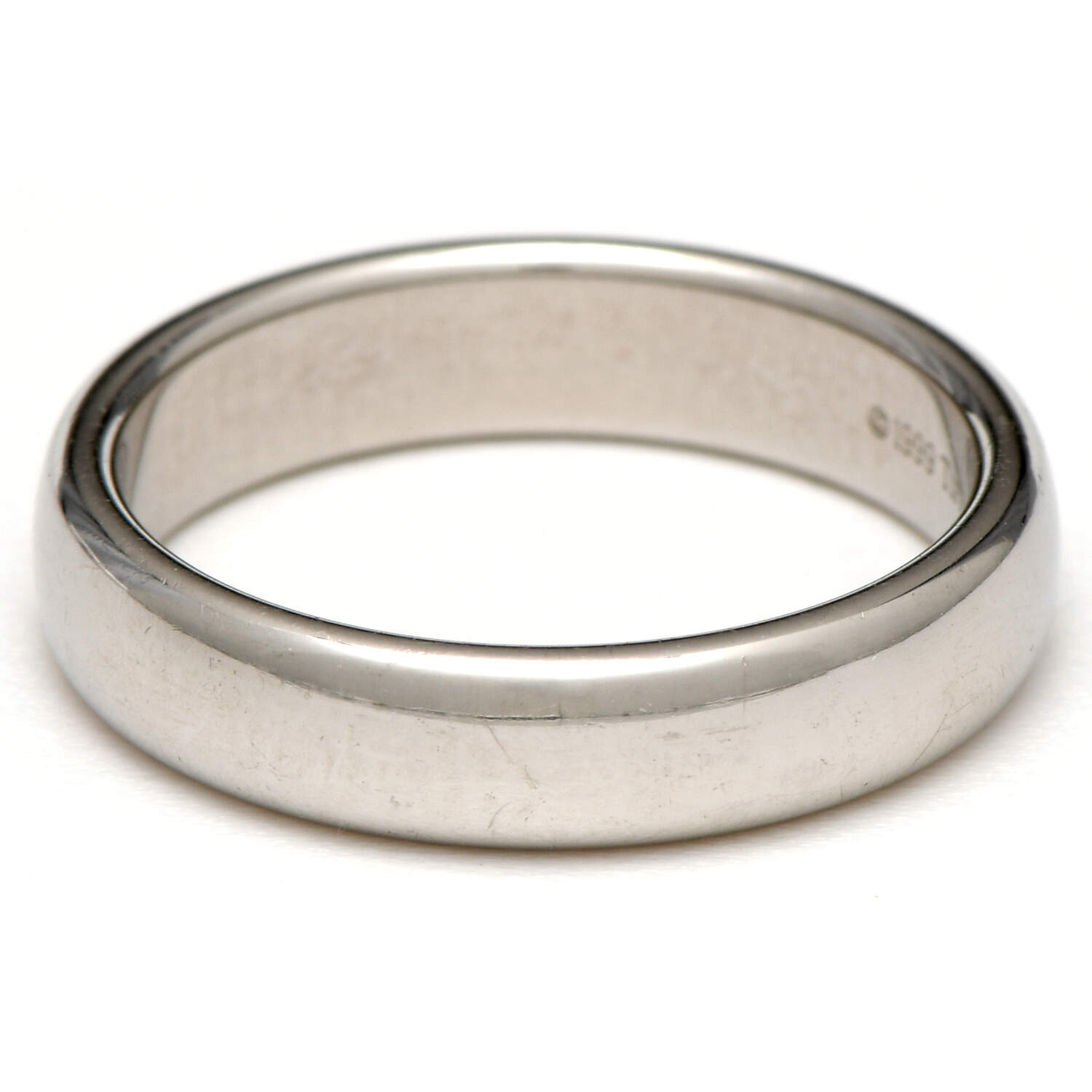 Platinum Tiffany & Co. 4.5 mm Comfort Band Ring-2