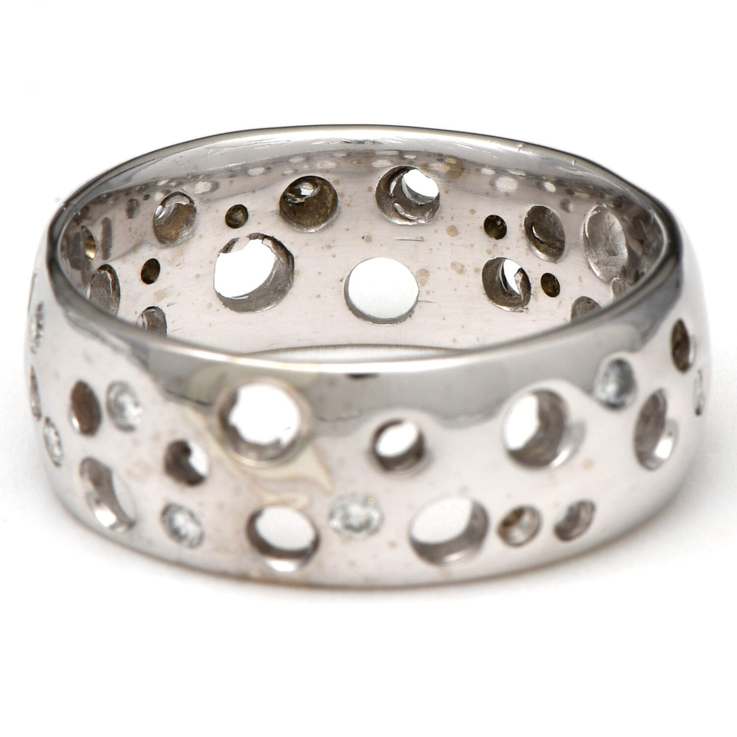 14KW Diamond(0.20) Scattered Band Ring-2