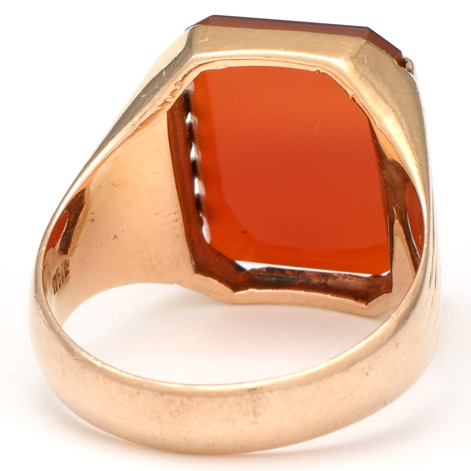 16KY Carnelian(6.65) Signet Ring-2
