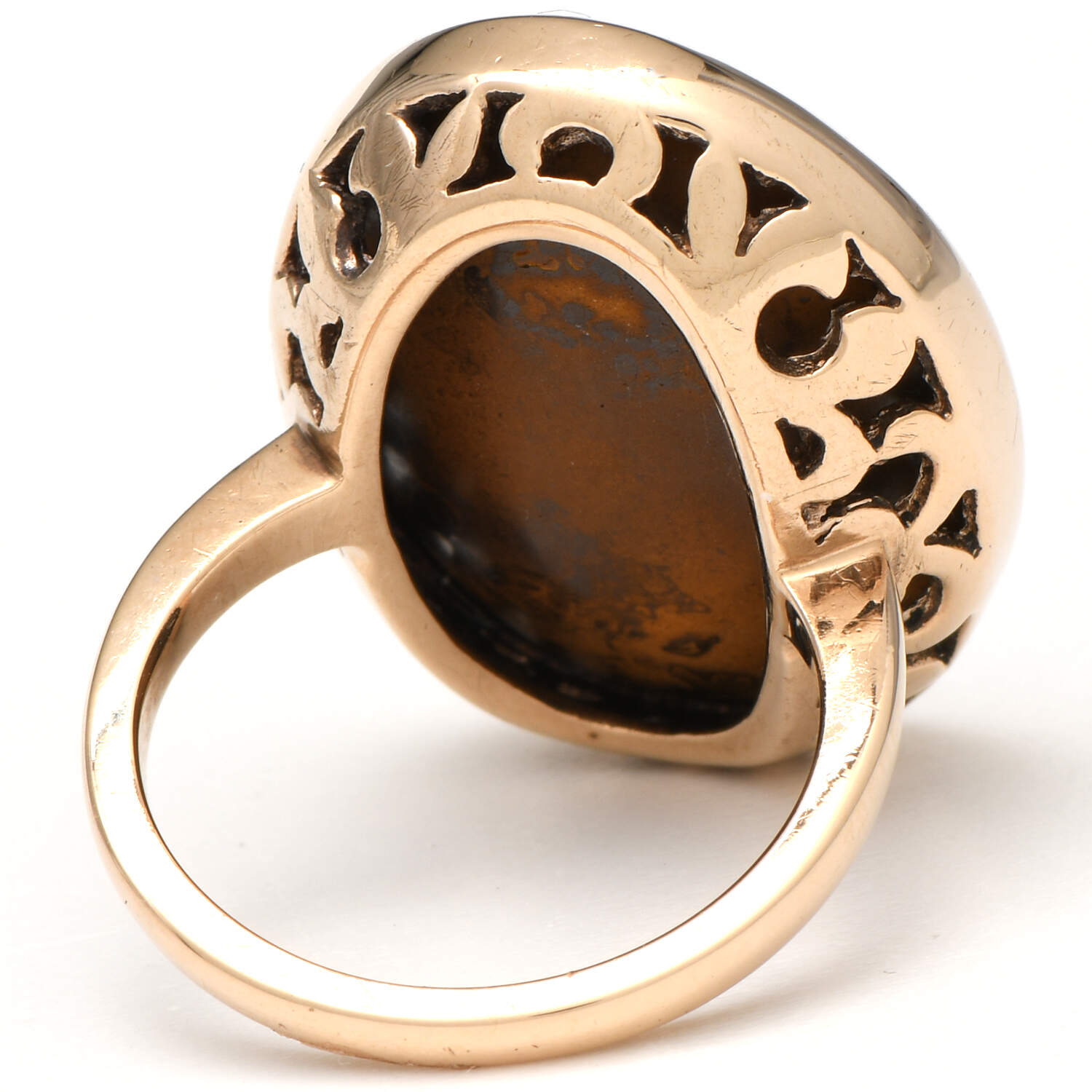 9KY Bold Boulder Opal(14.25) with Matrix Ring-2