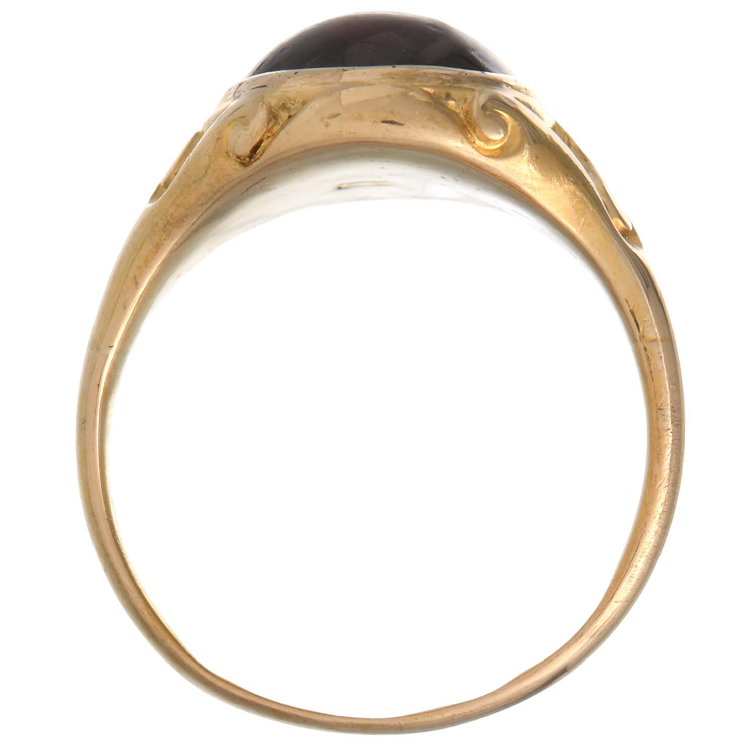 18KY Vintage Almandite Garnet(4.50) Ring-5