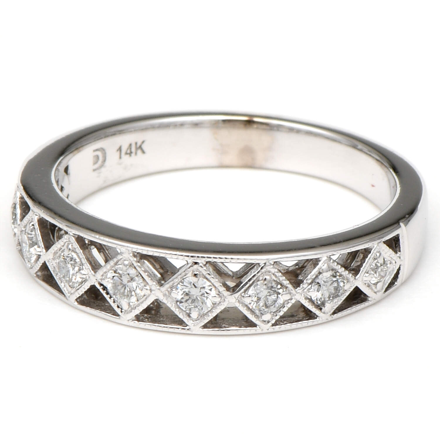 14KW Diamond(0.24) Band Ring-1