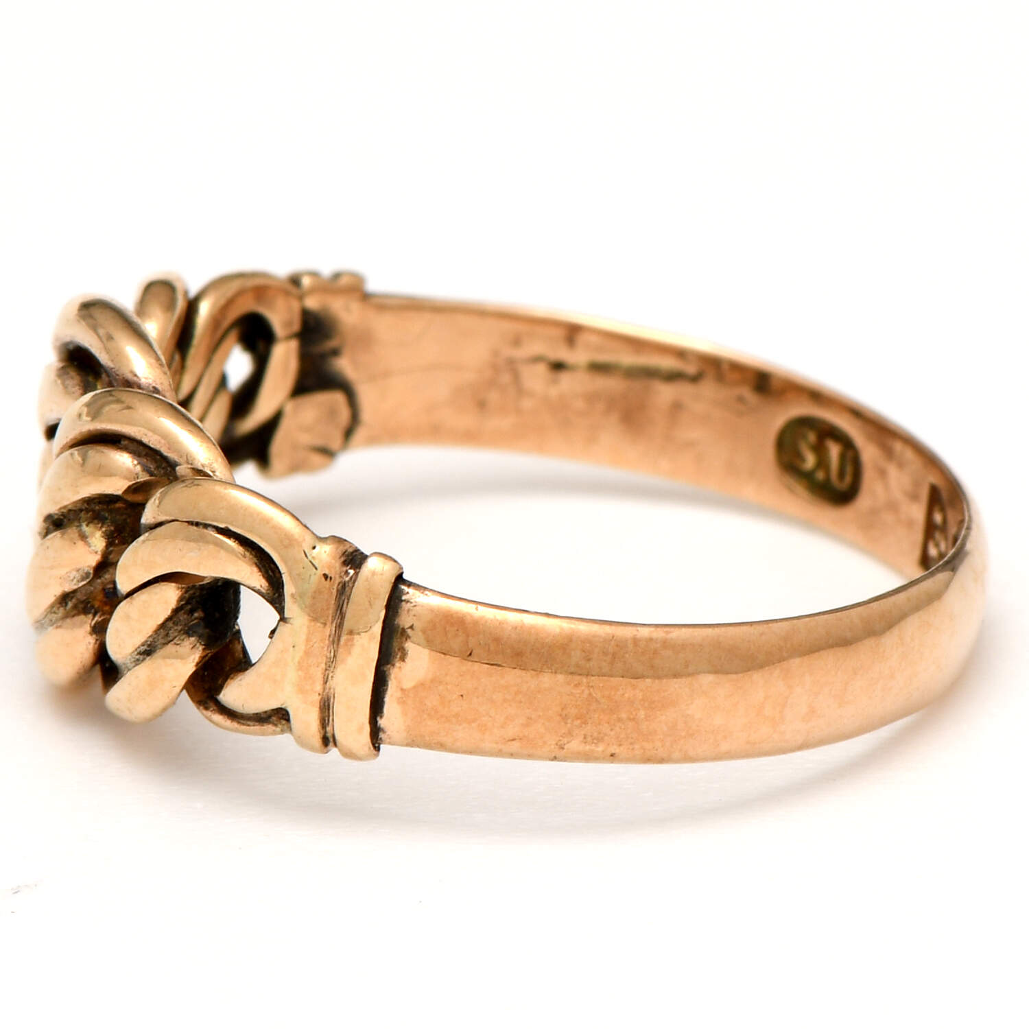 9KY Edwardian Multi Knot Ring-3