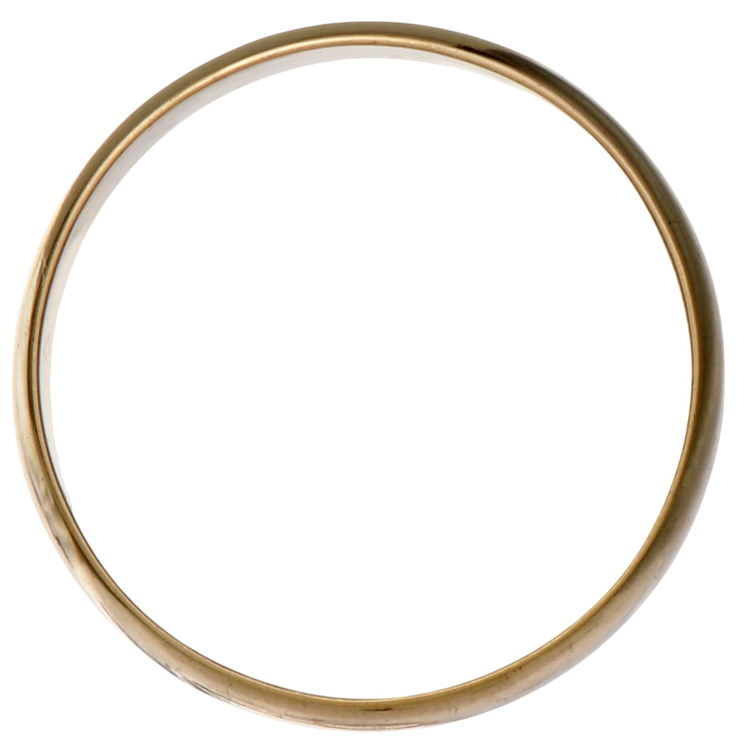 14KY Wide Polished Band Ring-3
