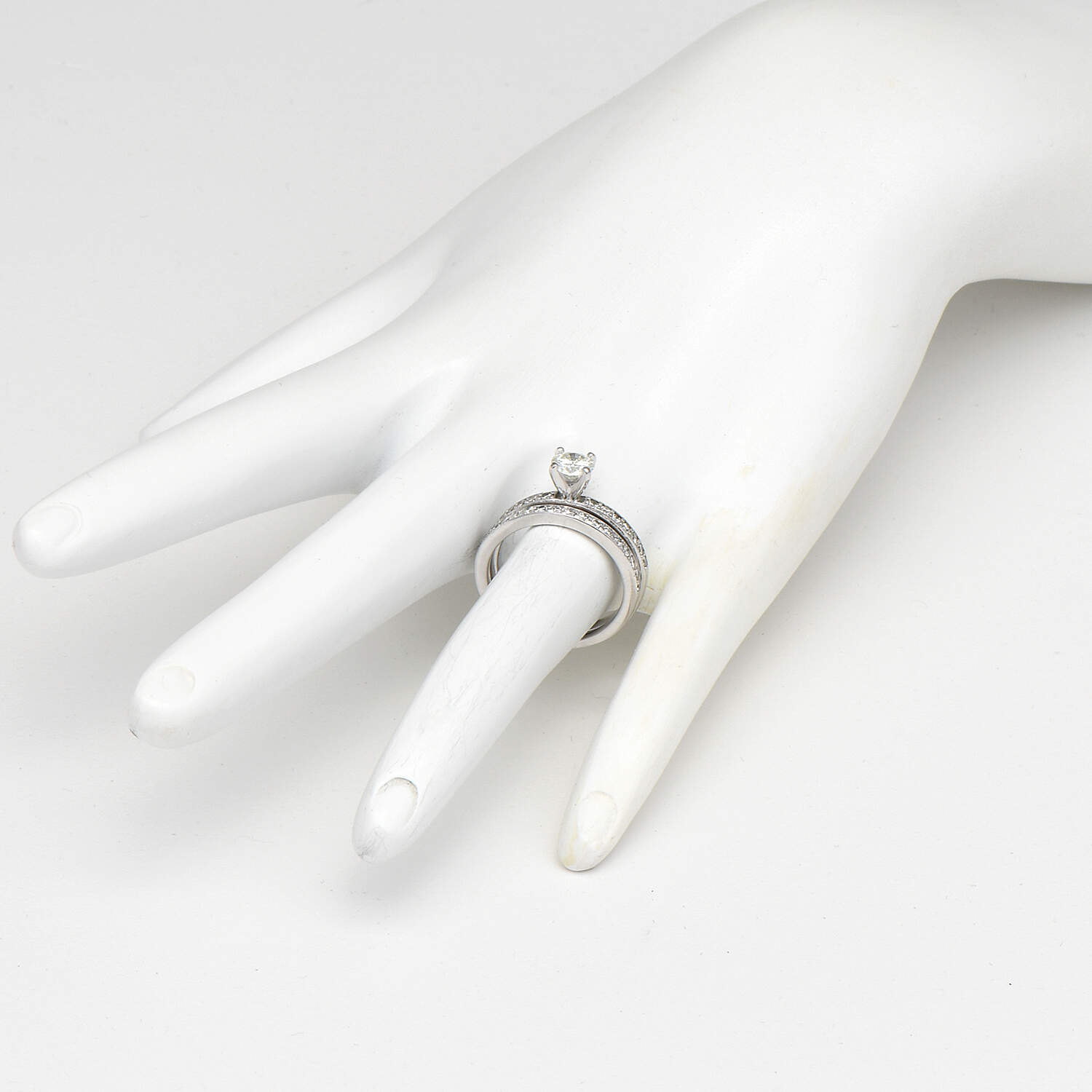 14KW Diamond(1.12) Bridal Set Ring-9