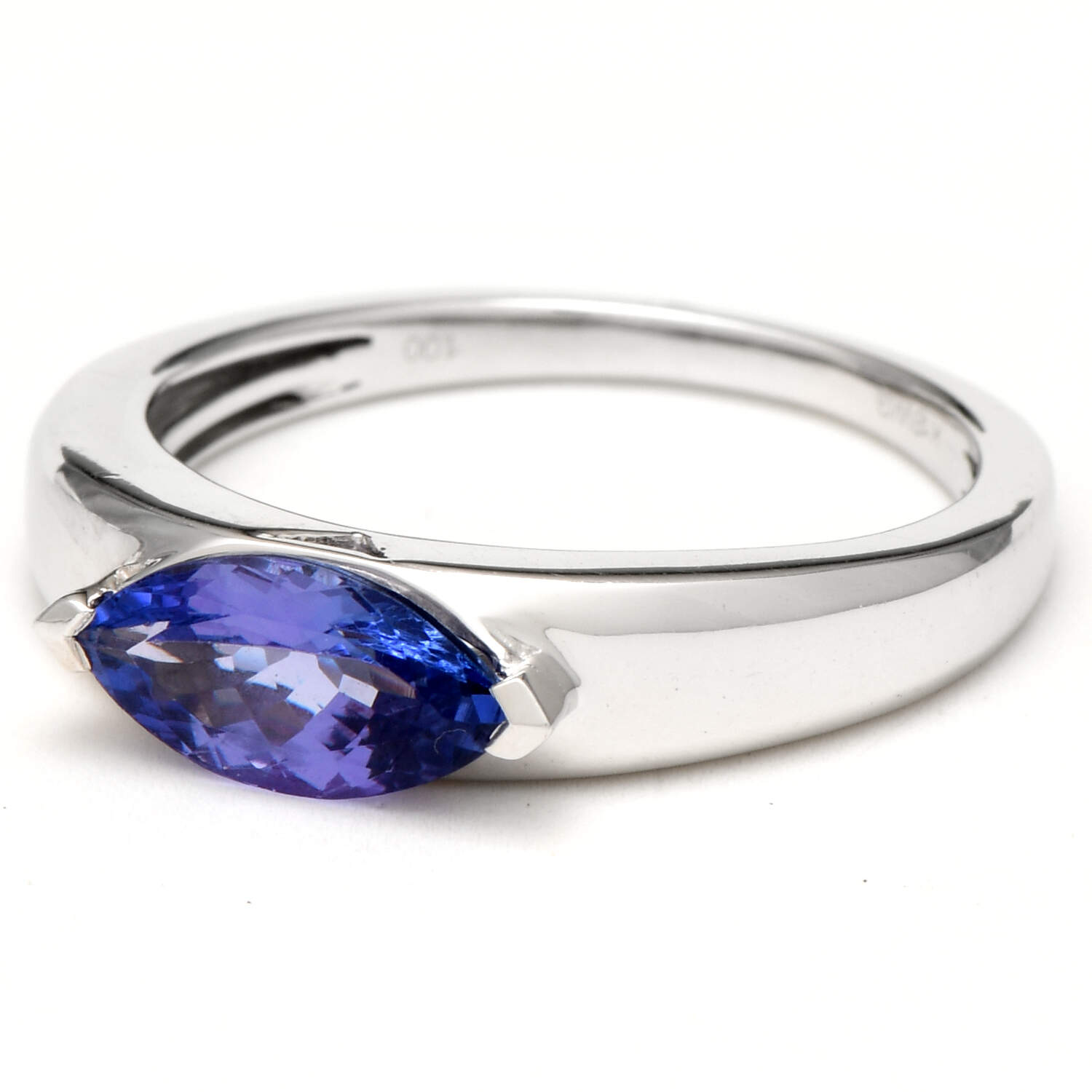 18KW Marquise Tanzanite (1.0) East-West Ring-1
