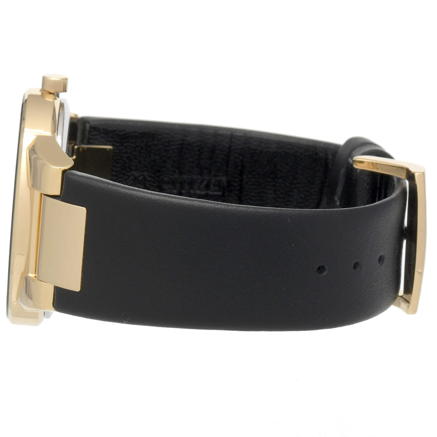 Citizen Axiom Gold PVD Black Dial Eco Drive Quartz Watch-4