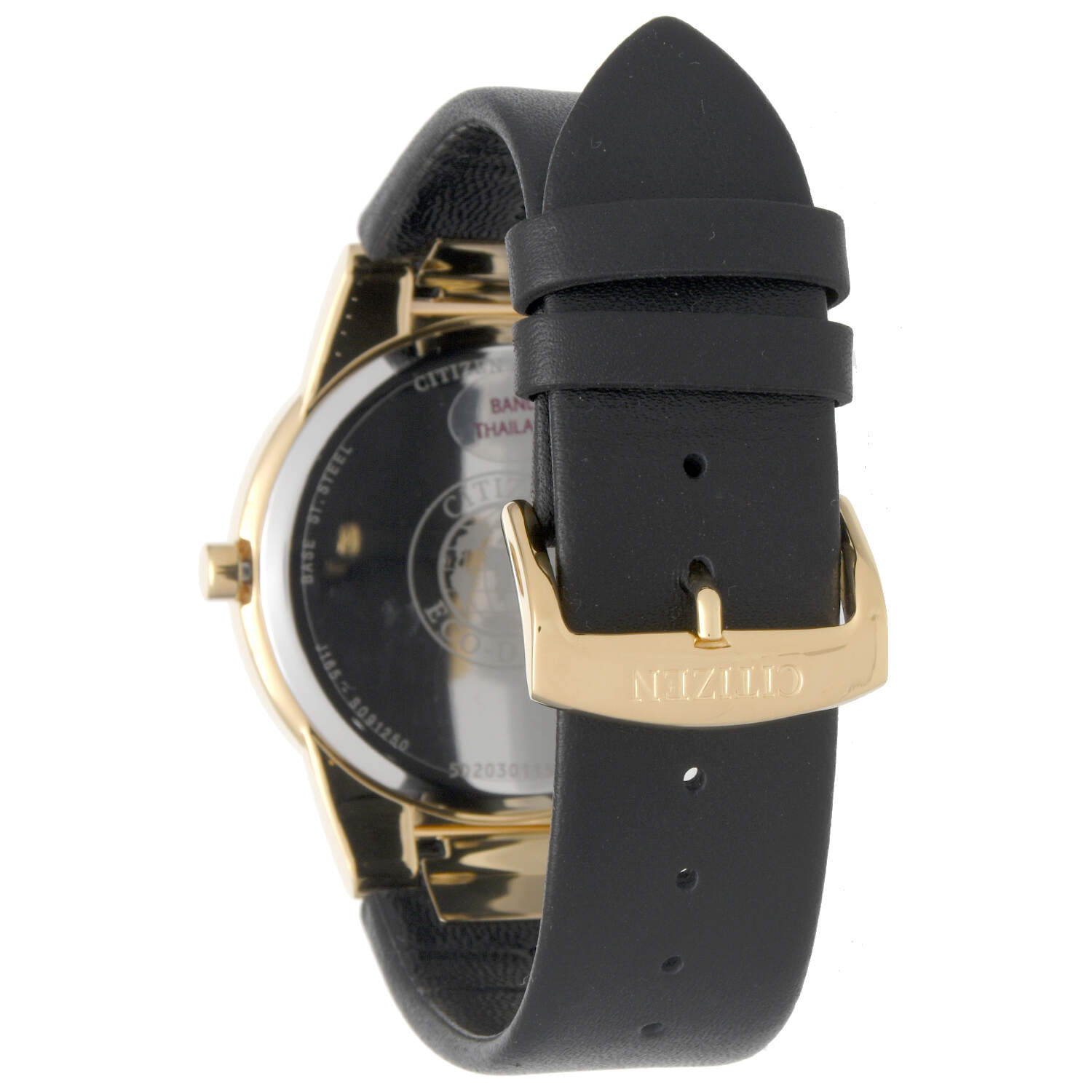 Citizen Axiom Gold PVD Black Dial Eco Drive Quartz Watch-3