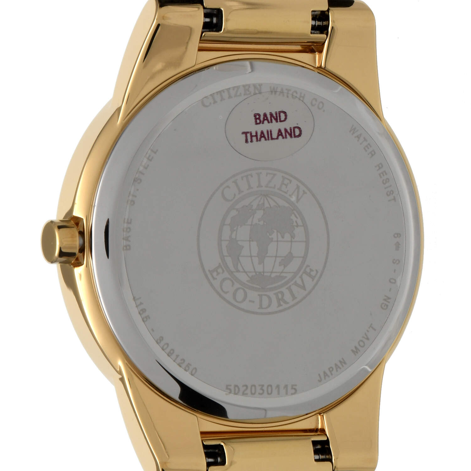 Citizen Axiom Gold PVD Black Dial Eco Drive Quartz Watch-2