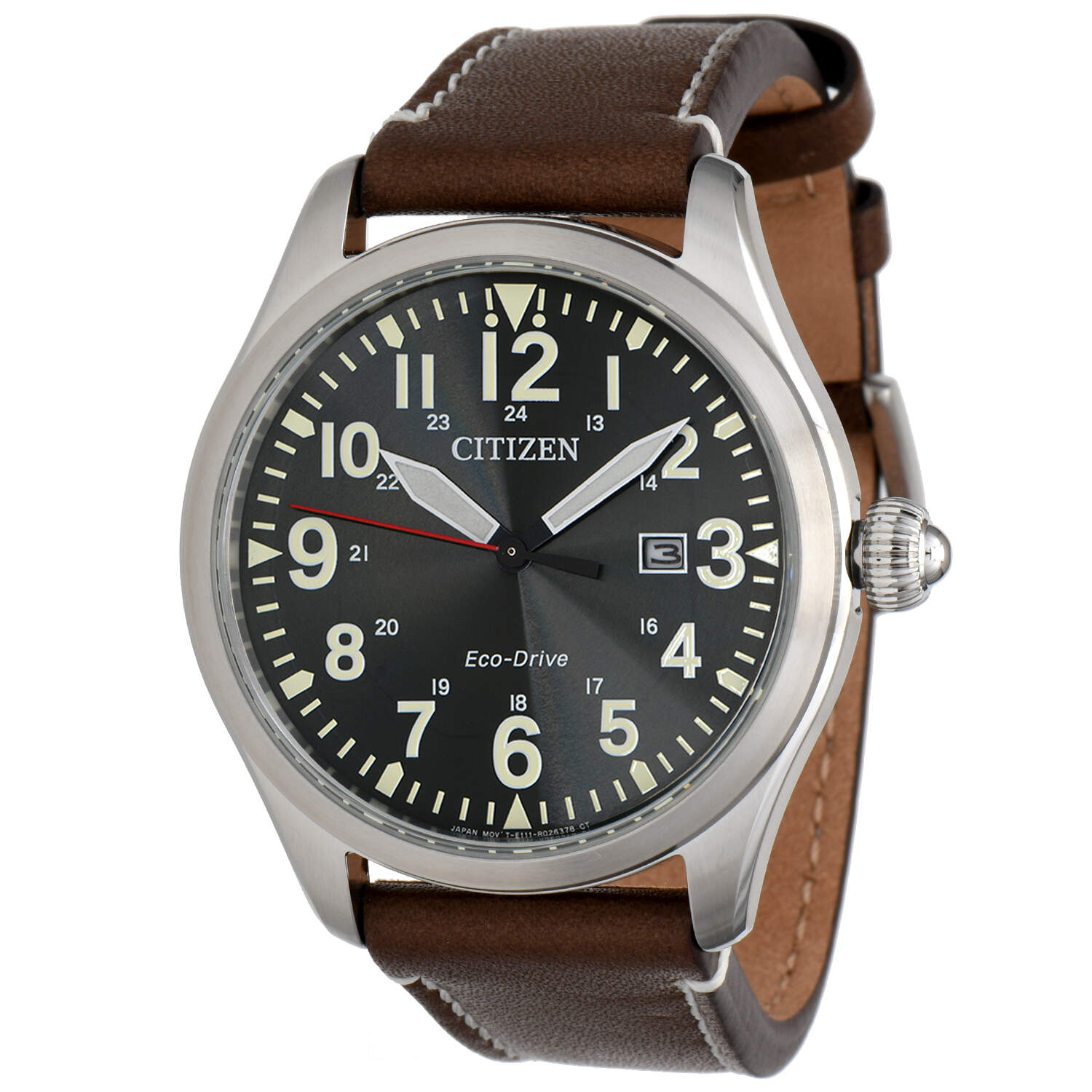 Citien Mens Eco Drive Garrison BM6838-09X with Green Dial-1