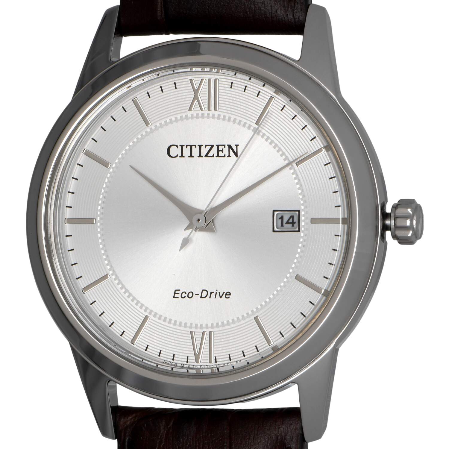 Citizen Mens Eco Drive Classic AW1780-25A with Silver dial-7