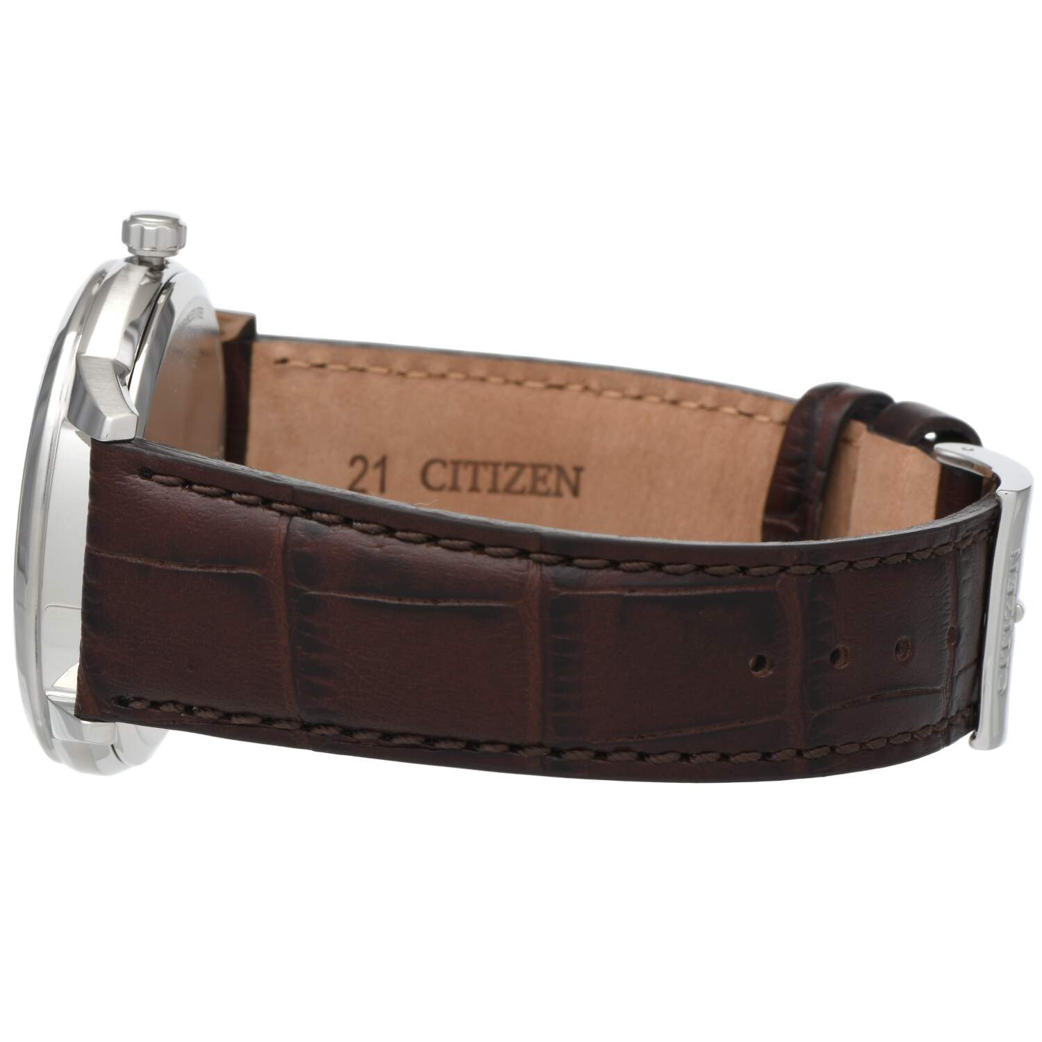 Citizen Mens Eco Drive Classic AW1780-25A with Silver dial-5