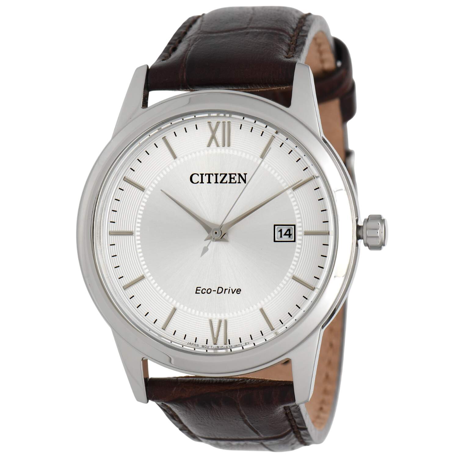 Citizen Mens Eco Drive Classic AW1780-25A with Silver dial-1