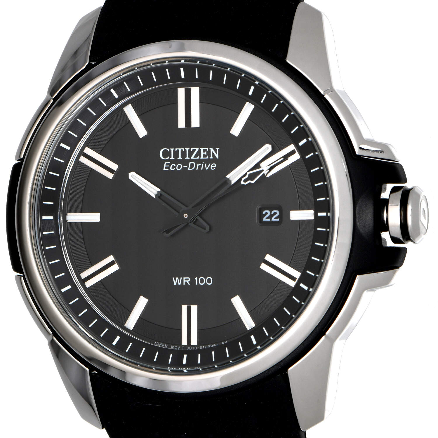 Citizen Mens Eco Drive AW1150-07E Sport Casual with Black Dial-7