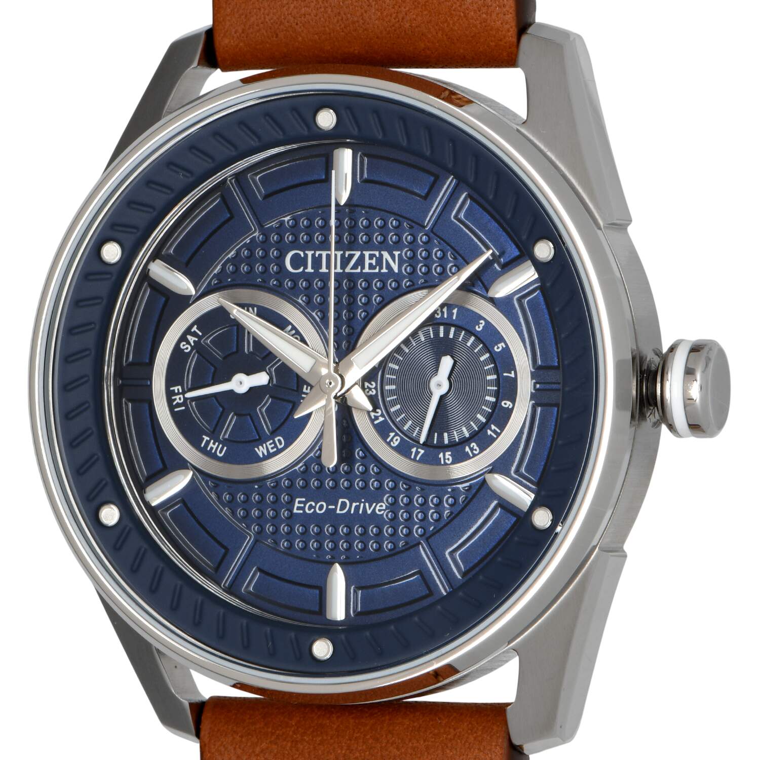 Citizen Mens Eco Drive Sport Casual with Blue Dial-7