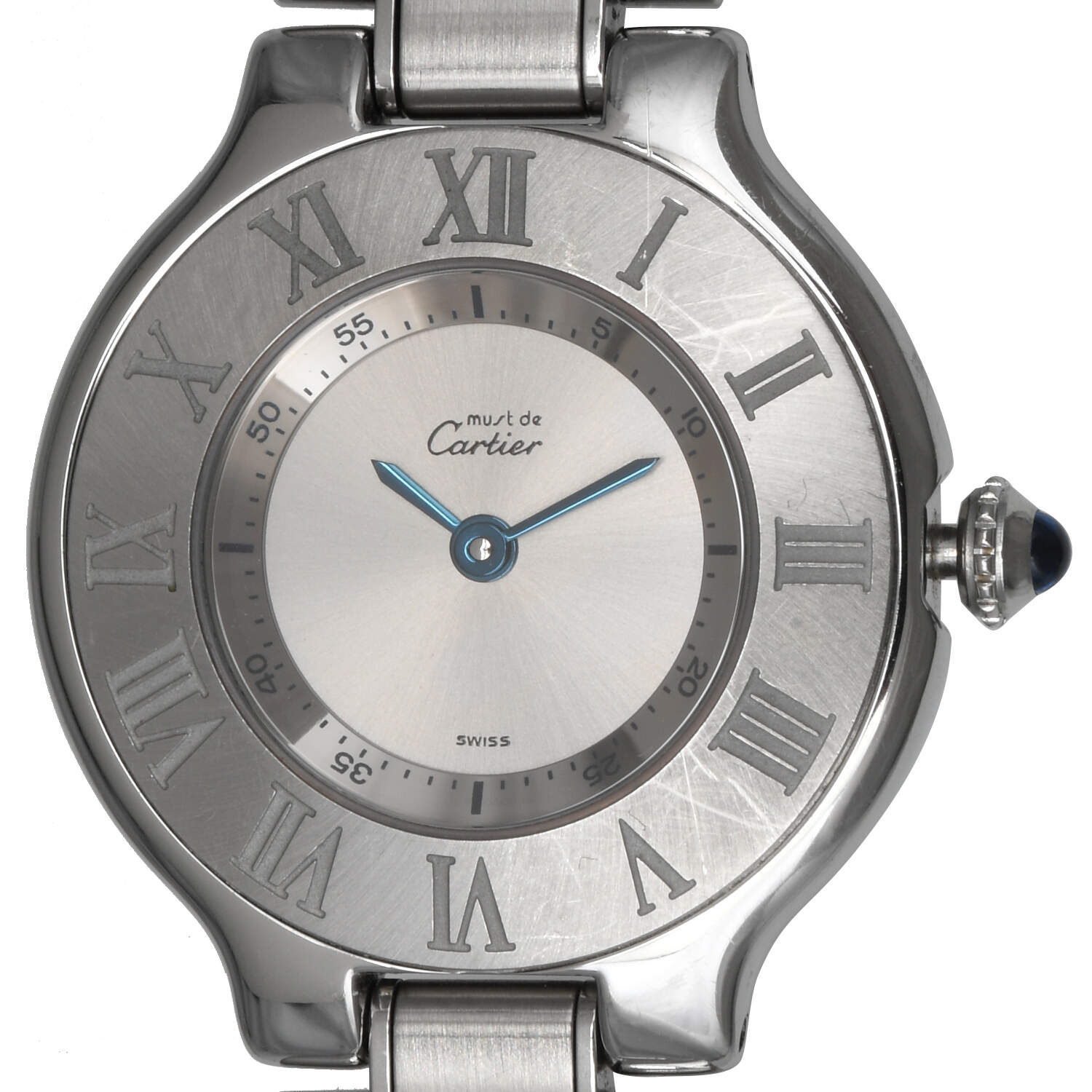 Cartier Must de Cartier Quartz Roman Numberal Bezel-7