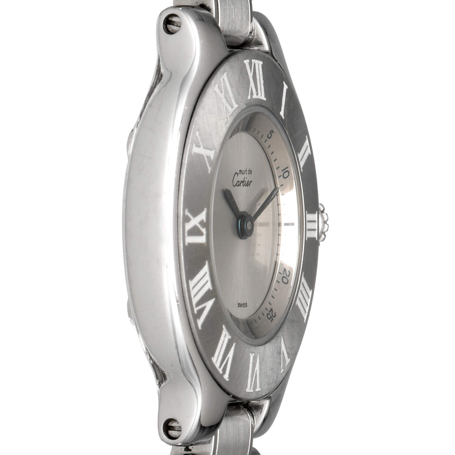 Cartier Must de Cartier Quartz Roman Numberal Bezel-6