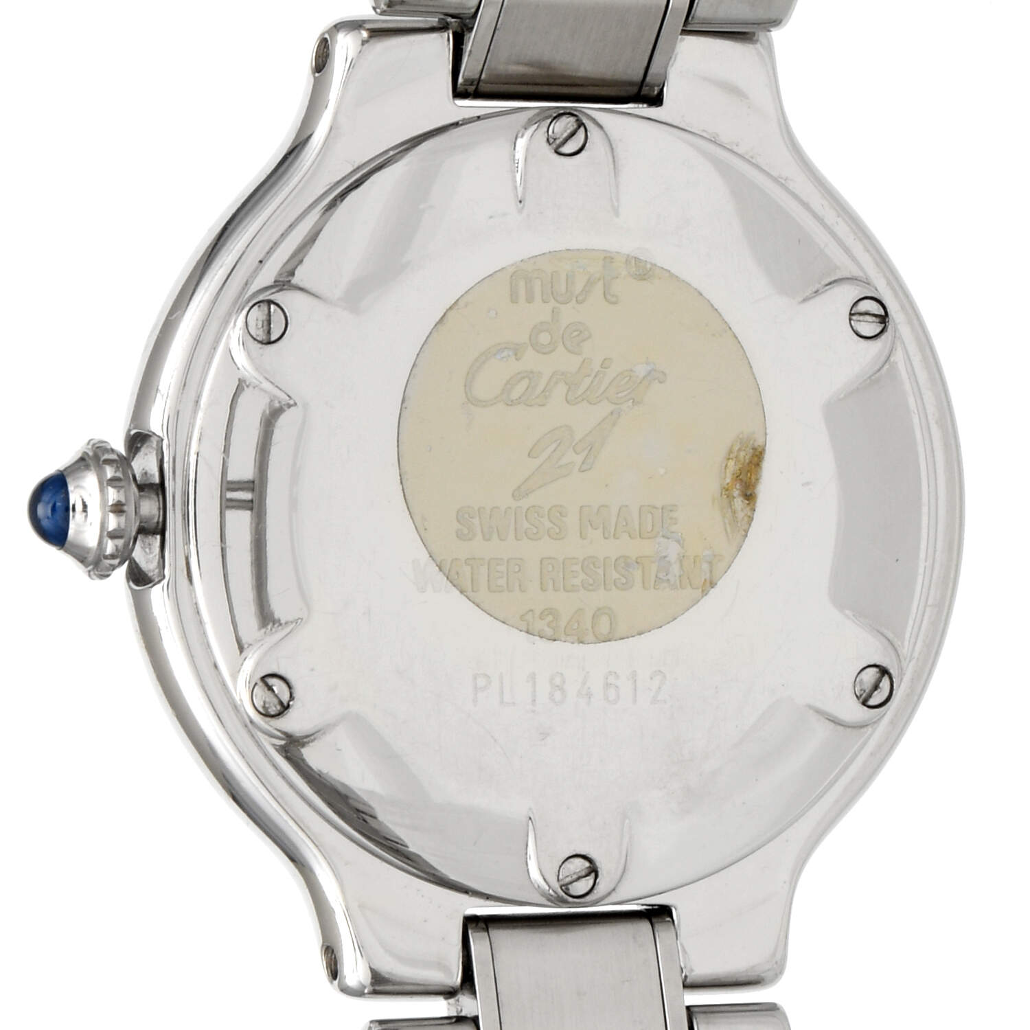 Cartier Must de Cartier Quartz Roman Numberal Bezel-2