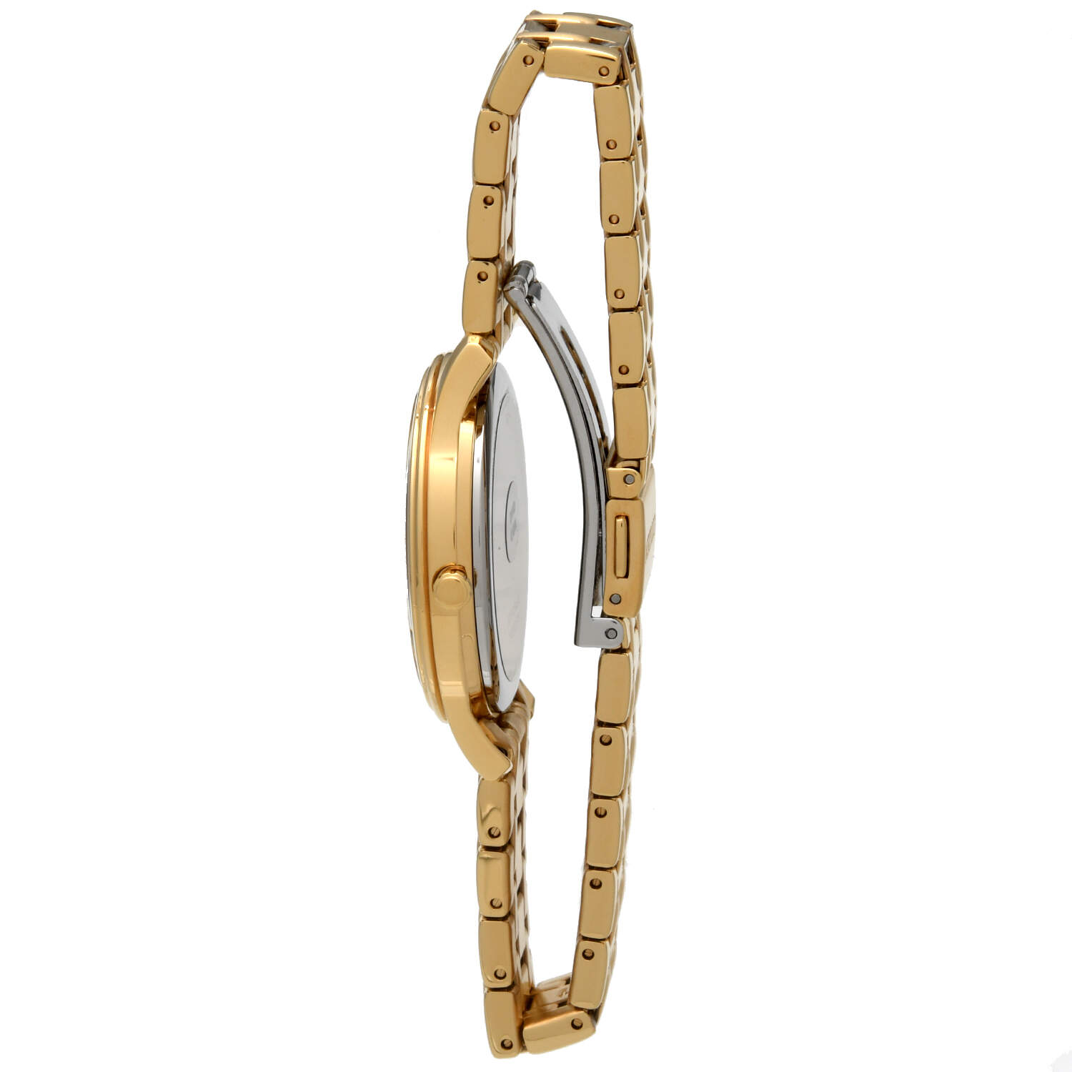 Citizen Eco Drive Gold PVD Mother of Pearl Quartz Watch-5