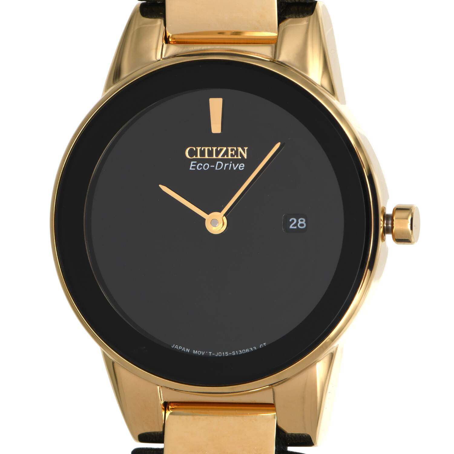 Citizen Ladies Eco Drive Axiom Yellow Gold PVD-7