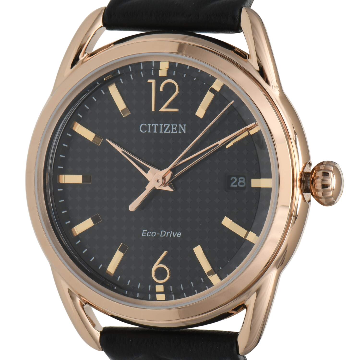 Citizen Ladies Eco Drive Weekender Rose PVD Quilted Strap-7