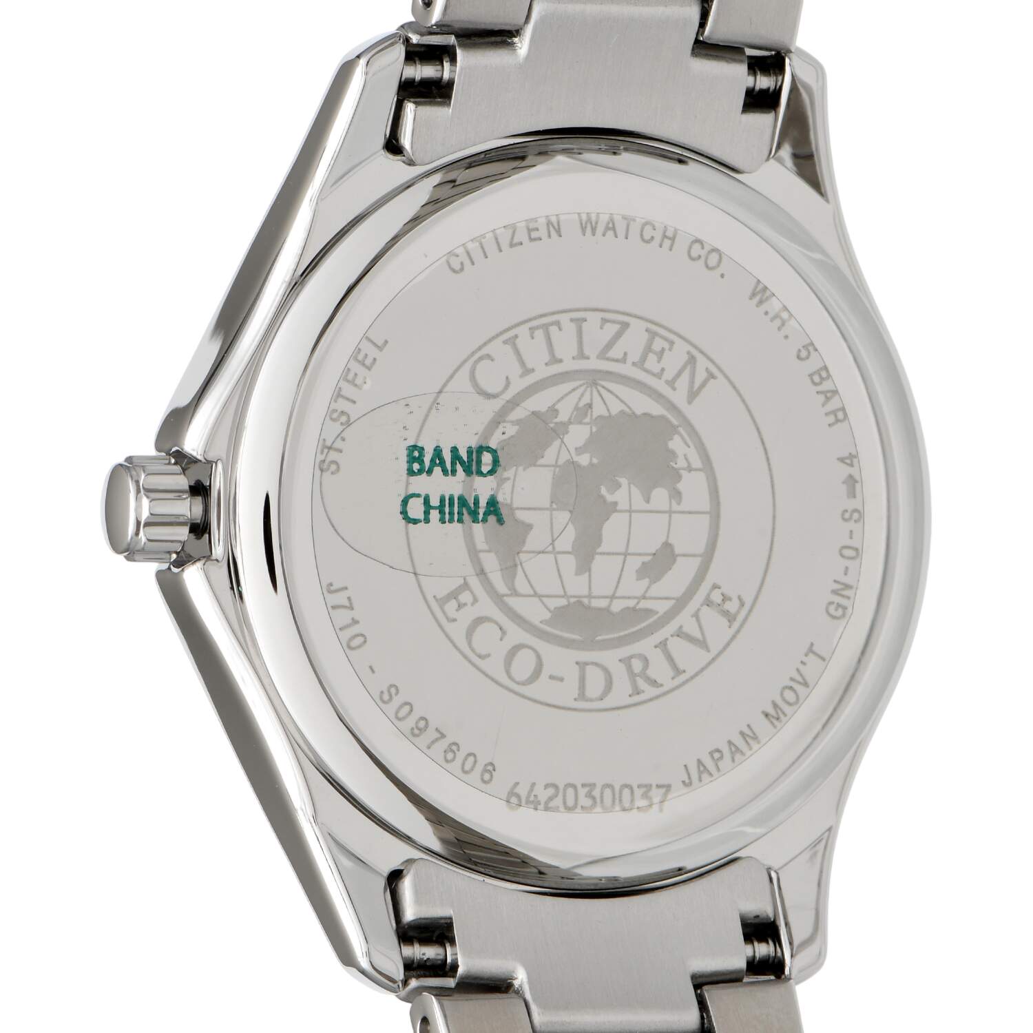 Citizen Ladies Silhouette Crystal Eco Drive Blue Dial-2