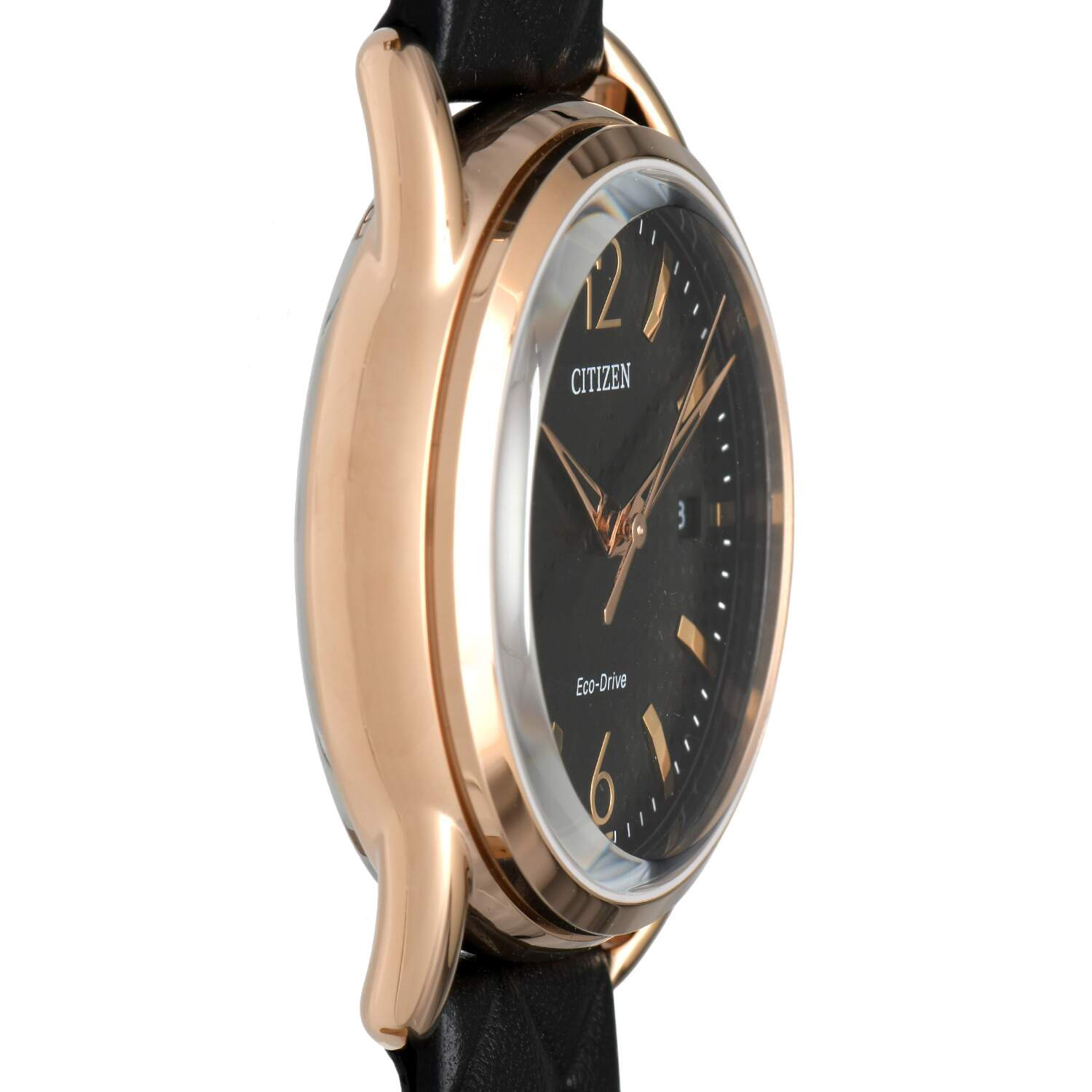 Citizen Ladies Eco Drive Weekender Rose PVD Quilted Strap-2