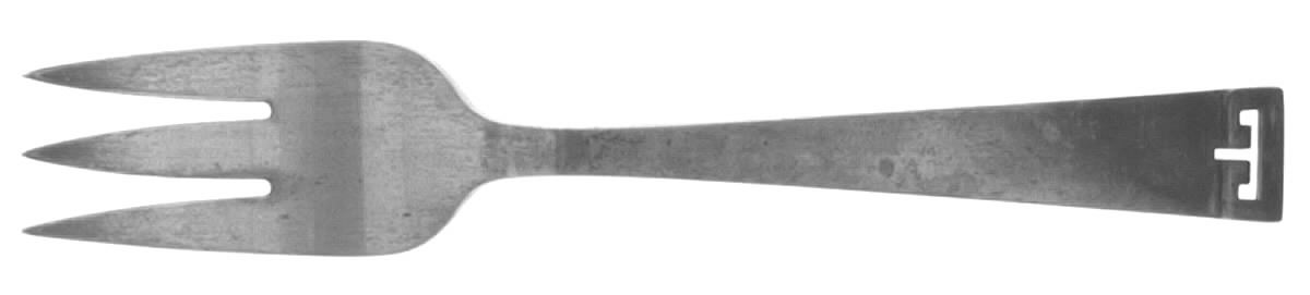 Chinese Key (Sterling, 1969) Individual Salad Fork by Allan Adler-1
