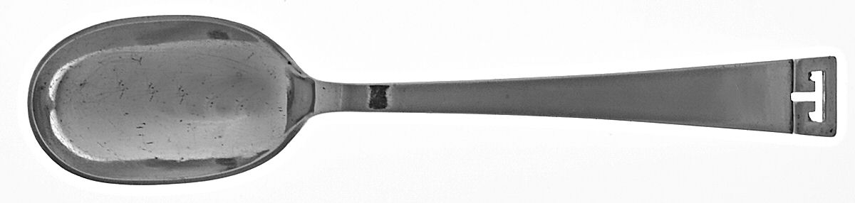 Chinese Key (Sterling, 1969) Teaspoon by Allan Adler-1