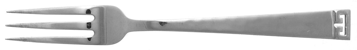 Chinese Key (Sterling, 1969) Large Dinner Fork by Allan Adler-1