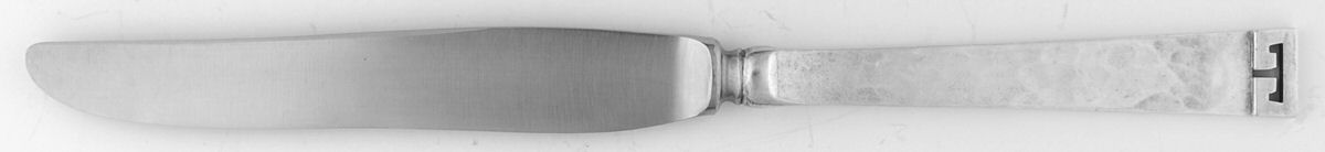 Chinese Key (Sterling, 1969) Knife-Modern/Solid Sterling Handle by Allan Adler-1